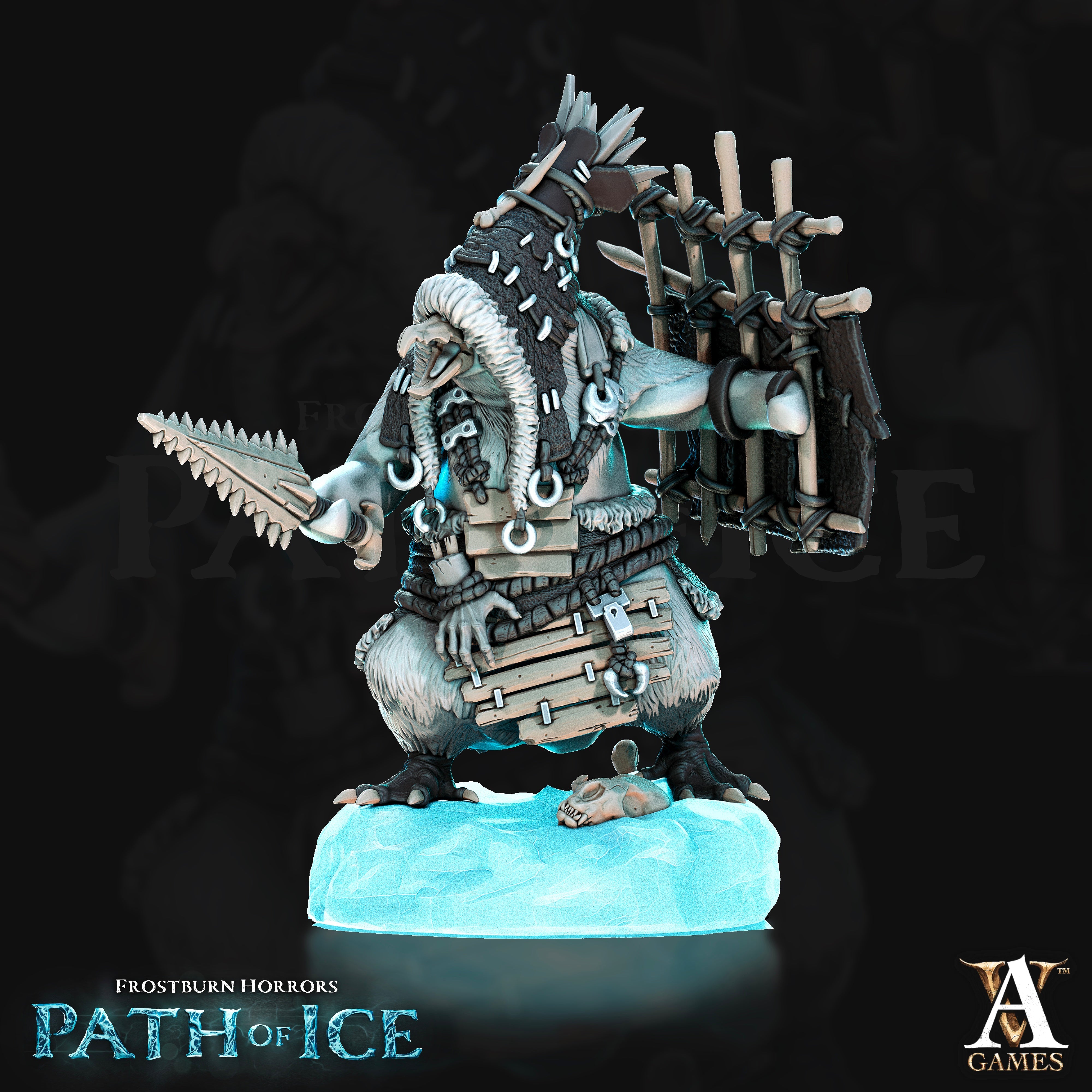 Pingvi Scouts squad (4) - Frosthowl Horde Archvillain Games