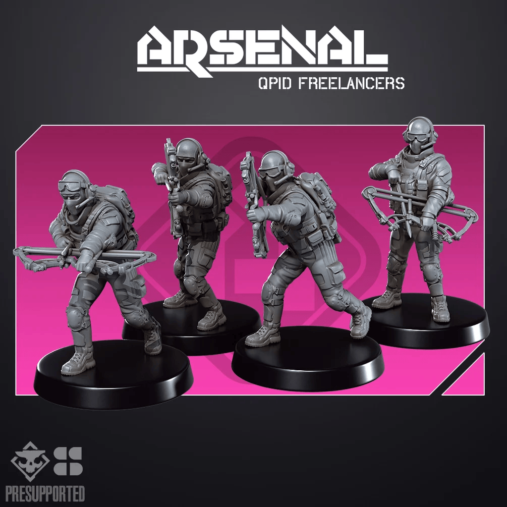 Qpid Grunts (5) - Infantry Skullforge Studios
