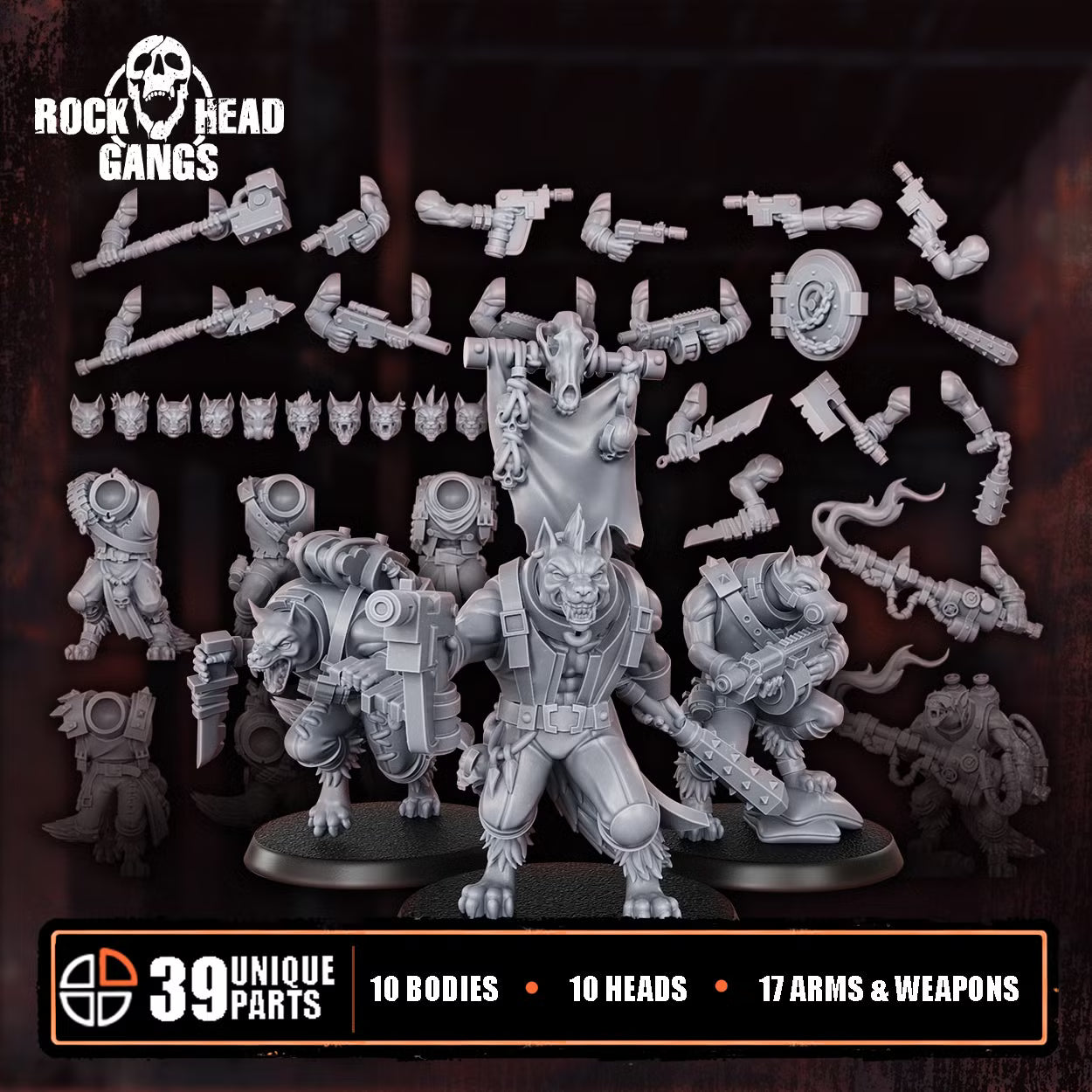 Rabid Godhound Cultists - Builder kit DakkaDakka