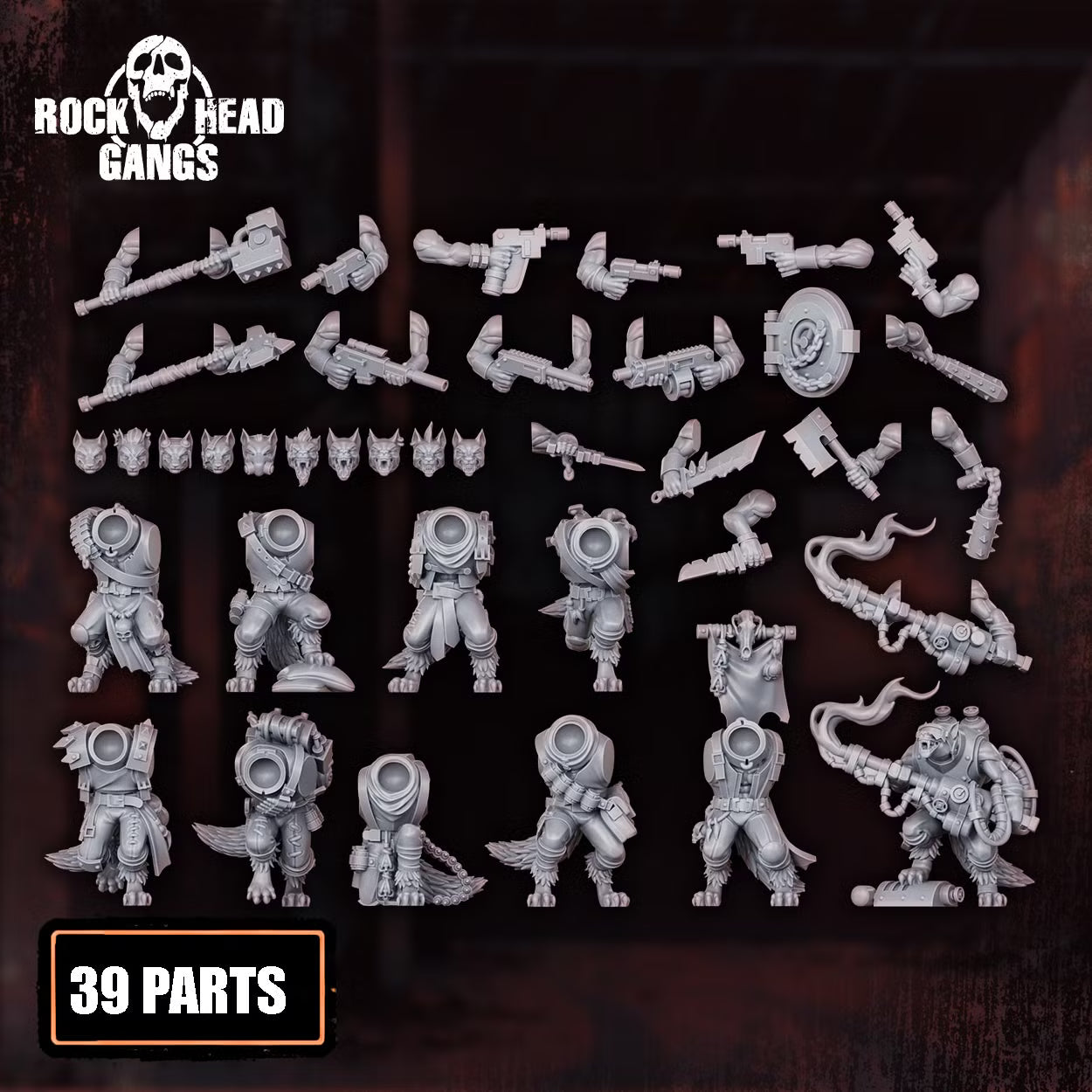 Rabid Godhound Cultists - Builder kit DakkaDakka