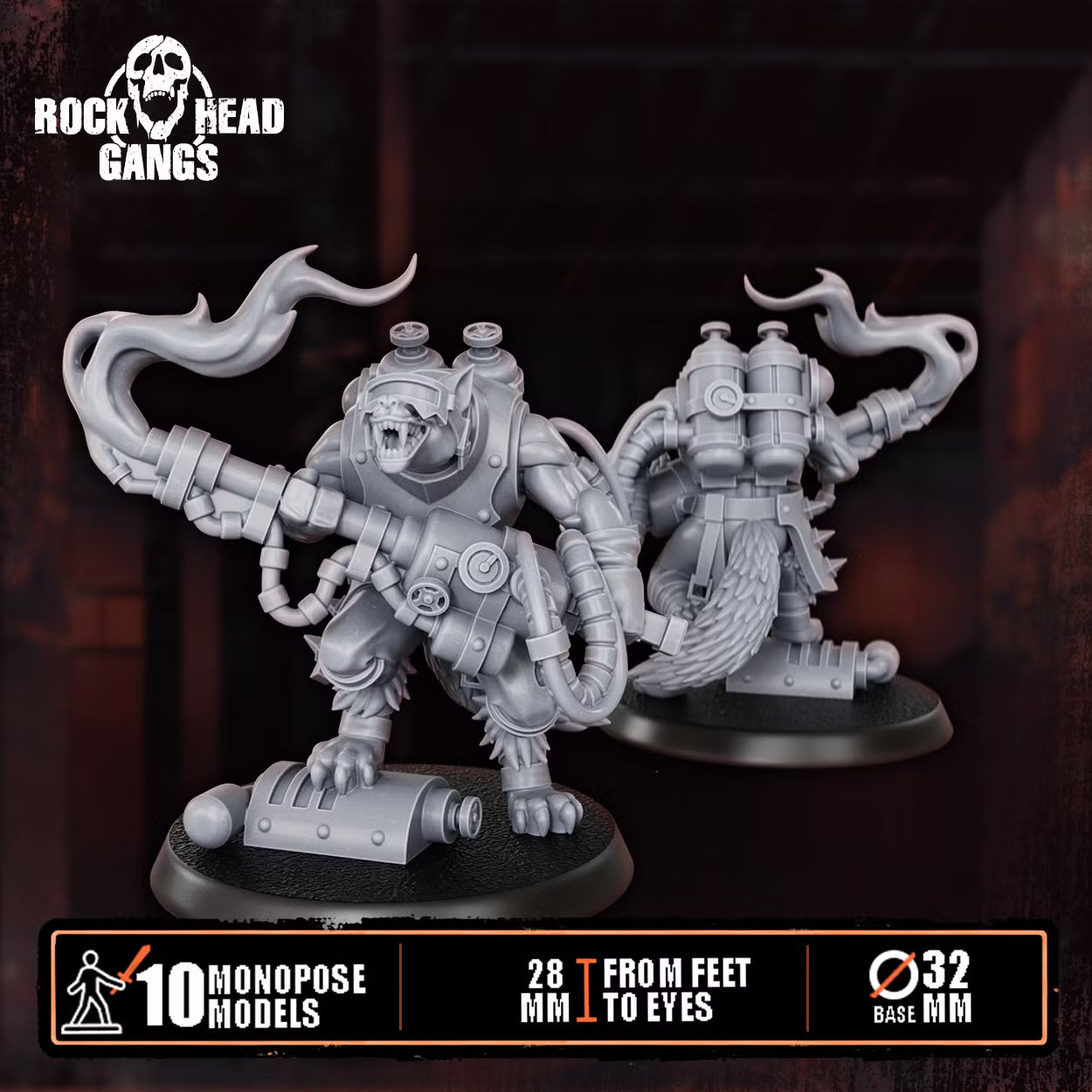 Rabid Godhound Cultists Squad - Preassembled DakkaDakka