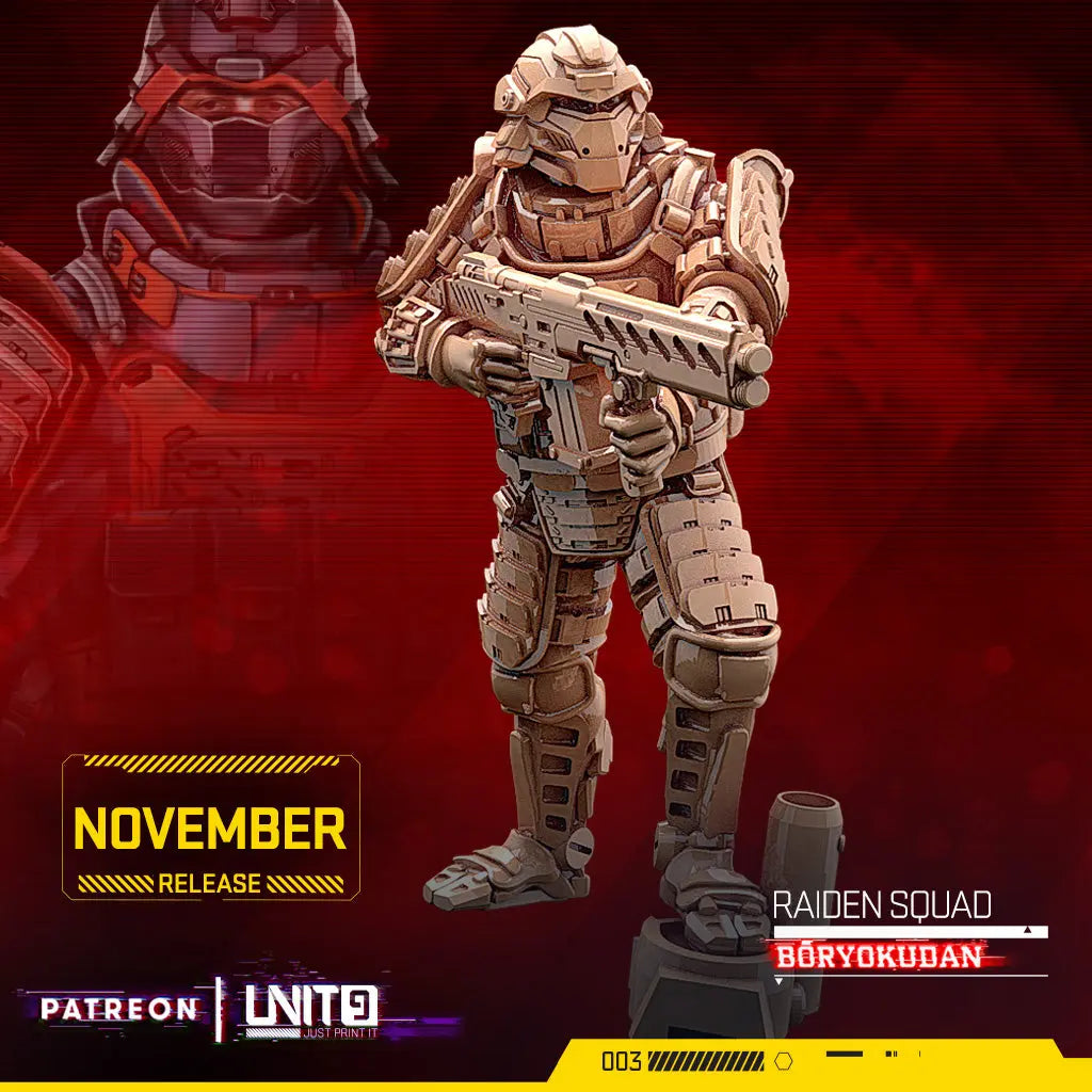 Raiden Squad - Boryokudan - Available at Laserforge Miniatures