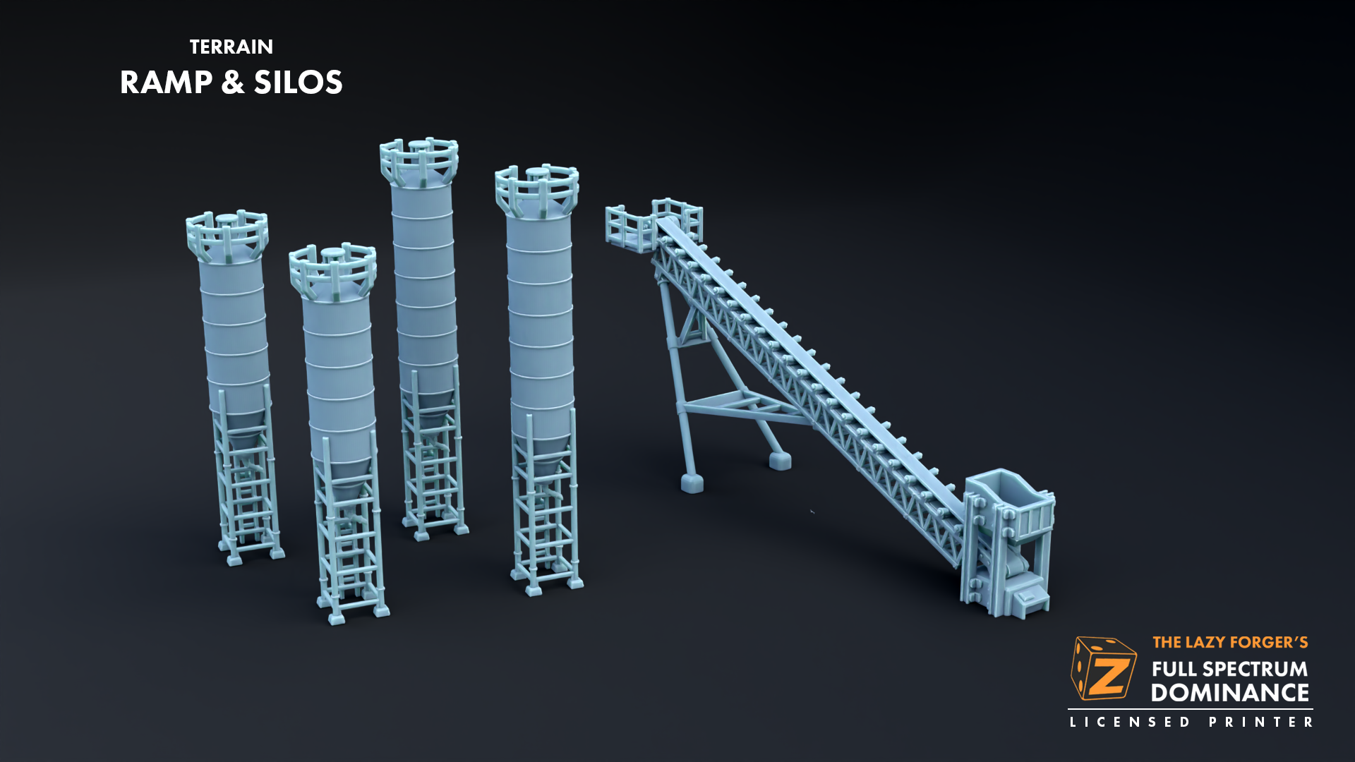 Ramp & Silos - 6-8mm Terrain - FSD The Lazy Forger