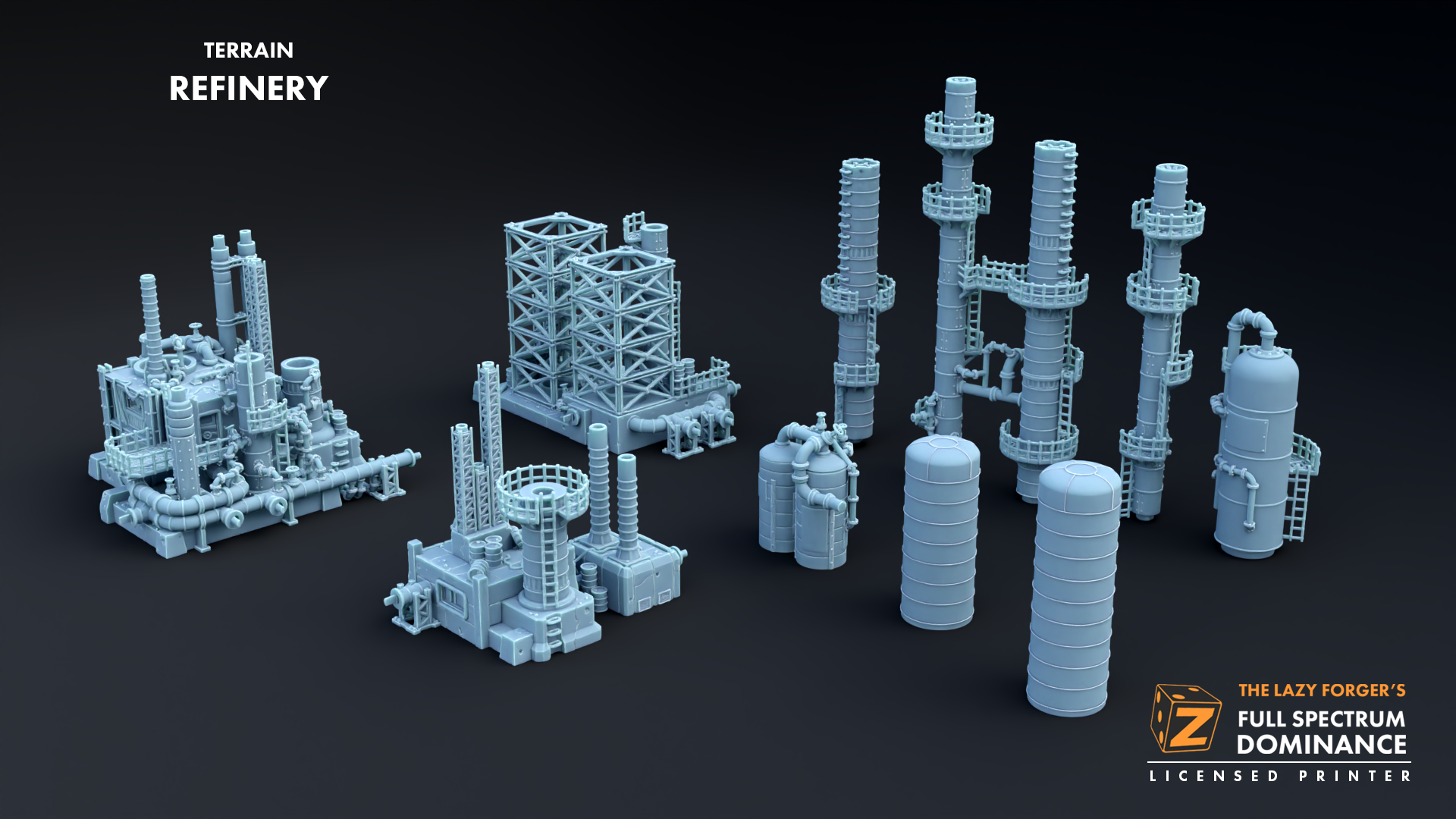 Refinery - 6-8mm Terrain - FSD The Lazy Forger