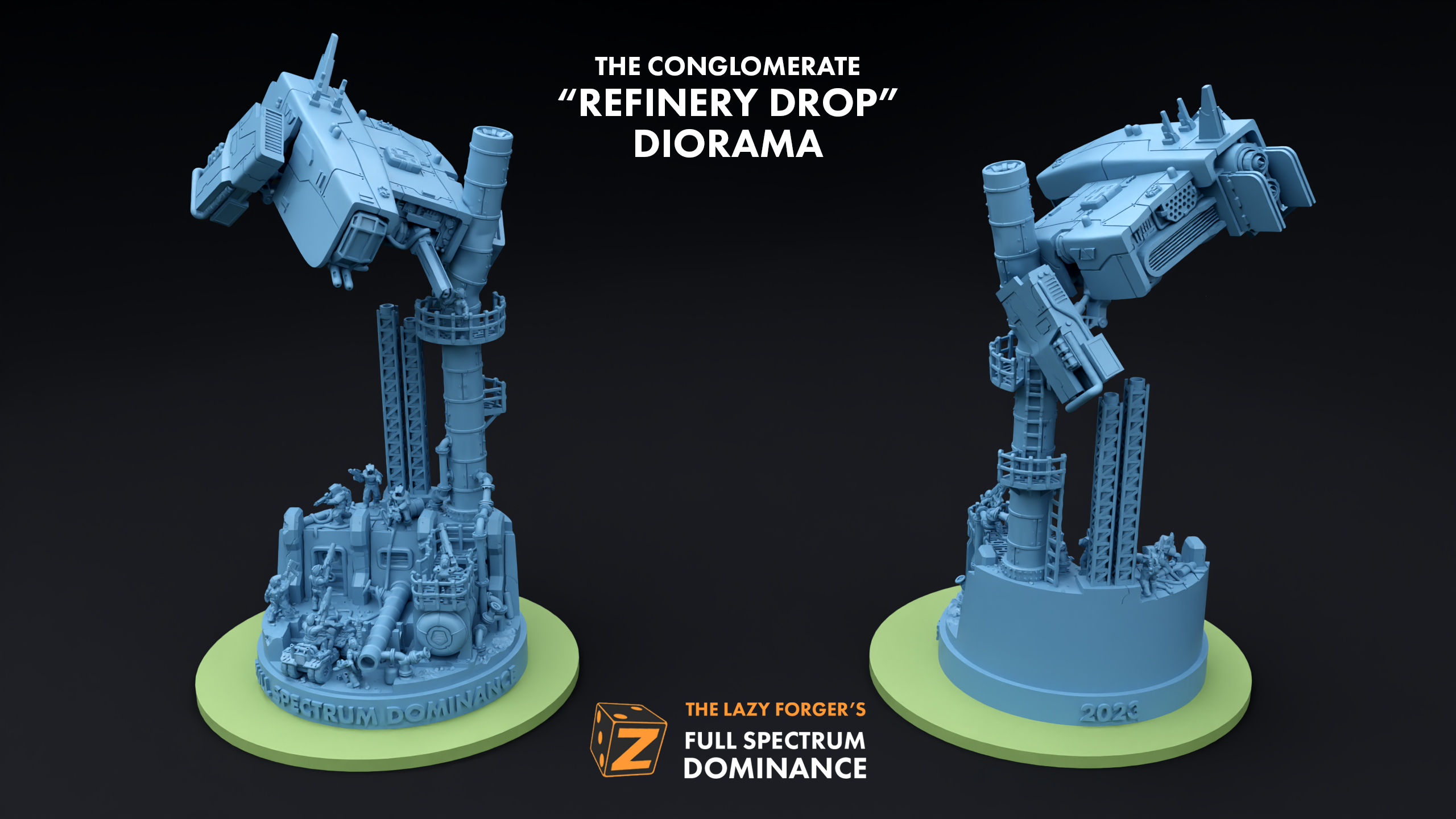 "Refinery Drop" Diorama - The Conglomerate The Lazy Forger