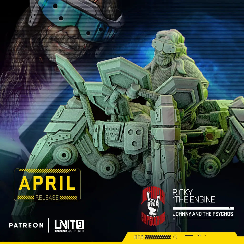 Ricky Engine Ricky the Engine - Johnny & The Psychos - Available at Laserforge