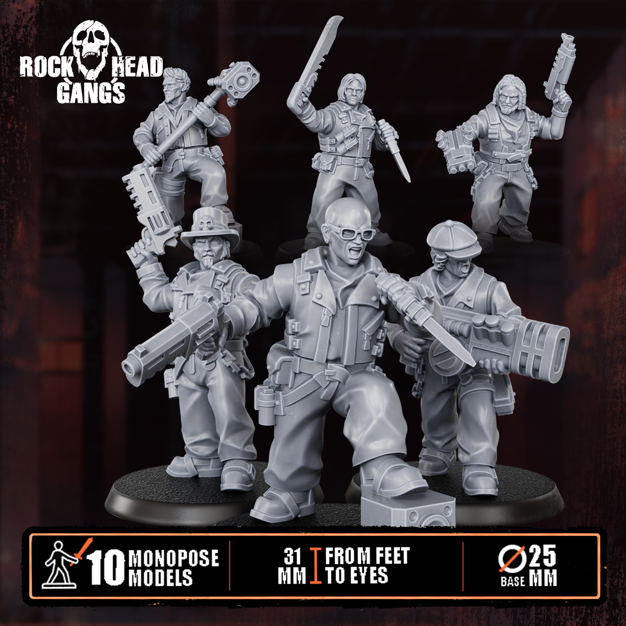Rock'n'Rolla Squad - Preassembled DakkaDakka
