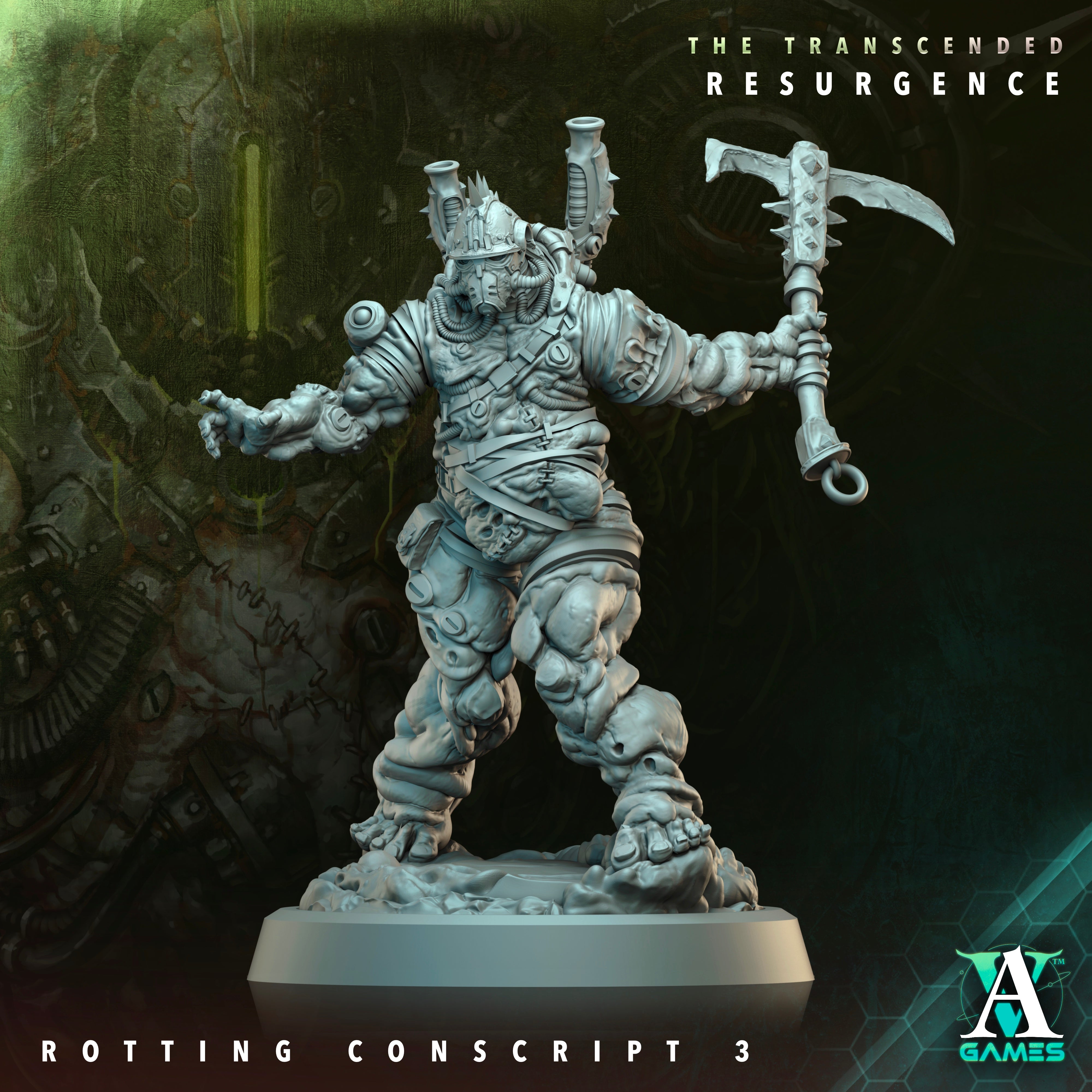 Rotting Conscript Unit (5) - The Transcended Archvillain Games