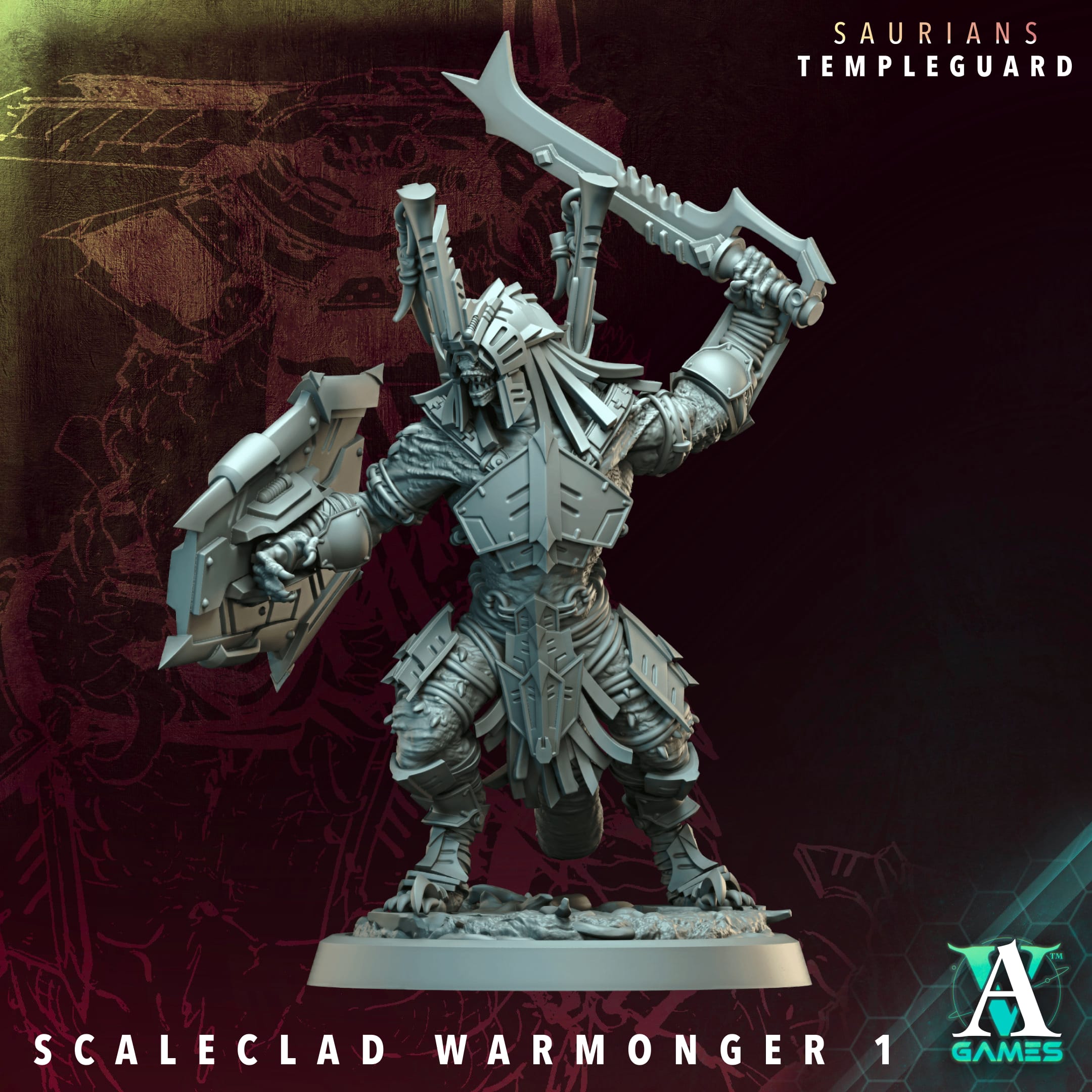Scaleclad Warmongers - Saurians Archvillain Games
