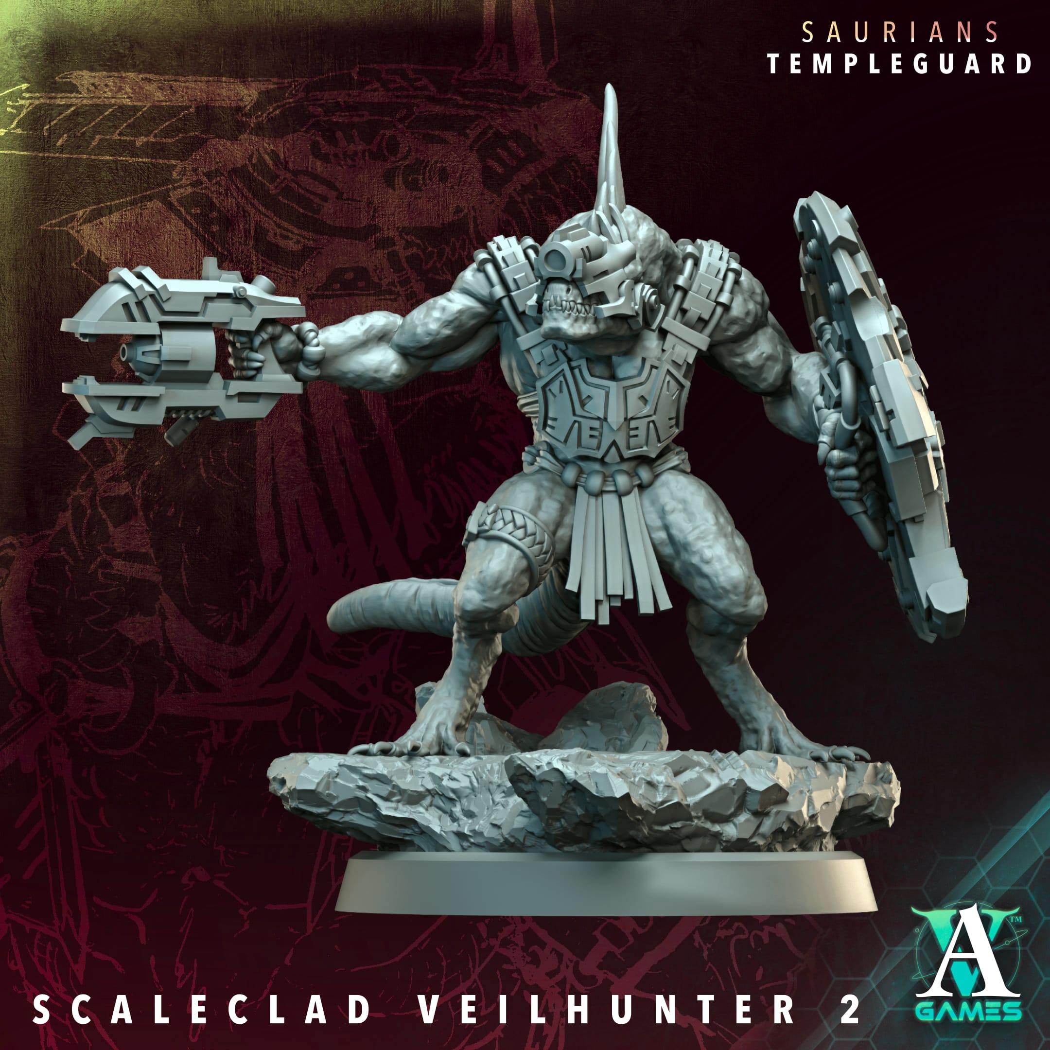 Scaleclad Veilhunters - Saurians Archvillain Games