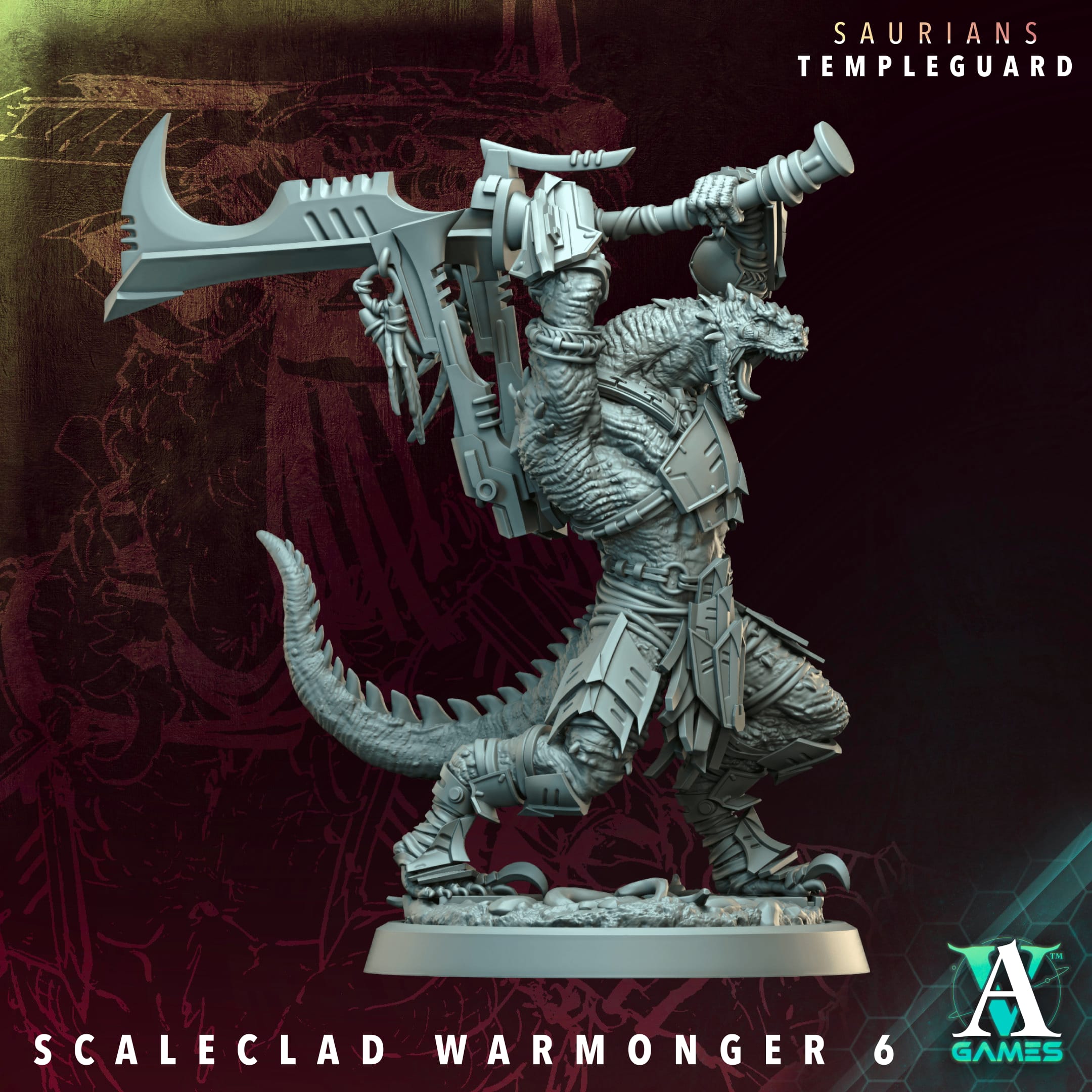 Scaleclad Warmongers - Saurians Archvillain Games