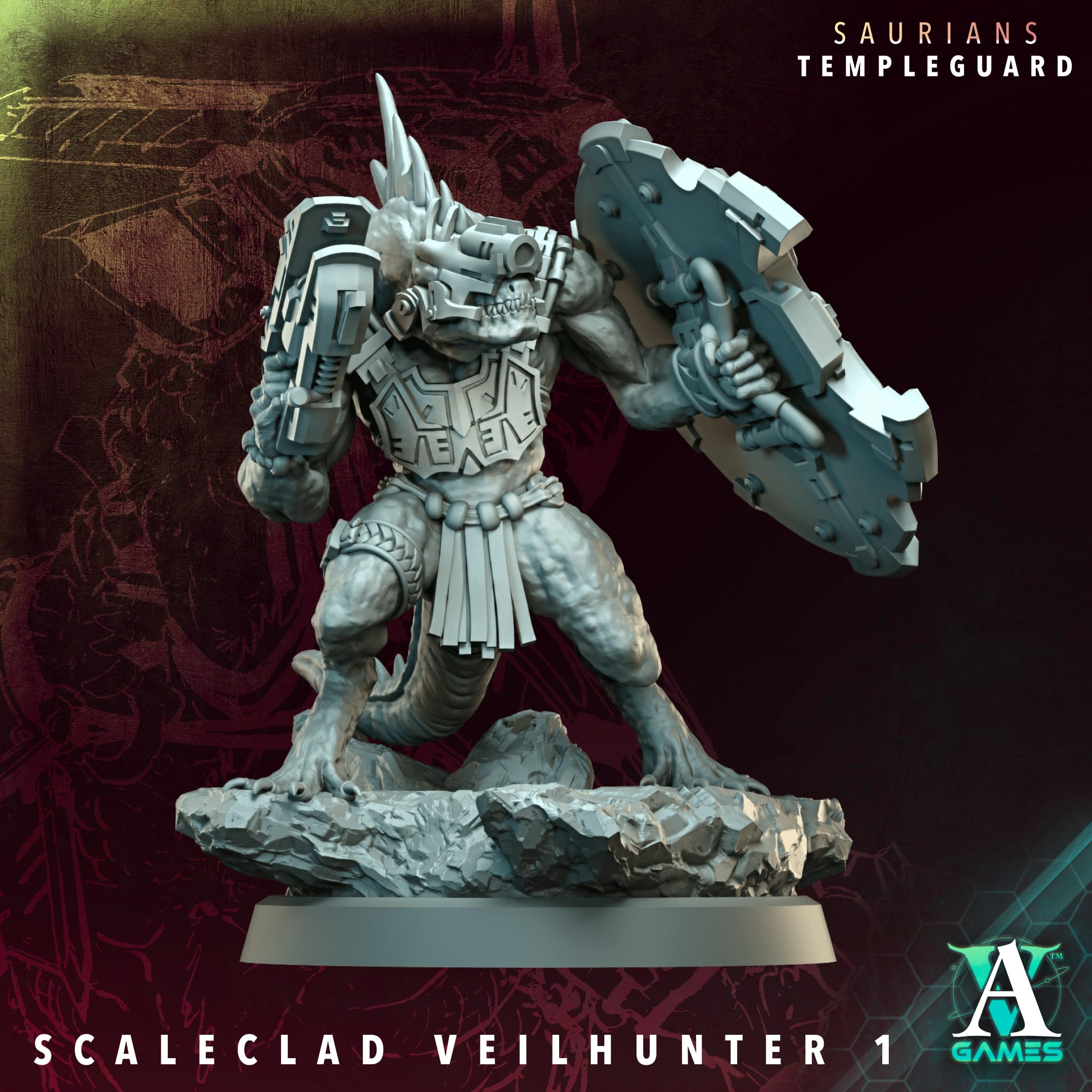 Scaleclad Veilhunters - Saurians Archvillain Games