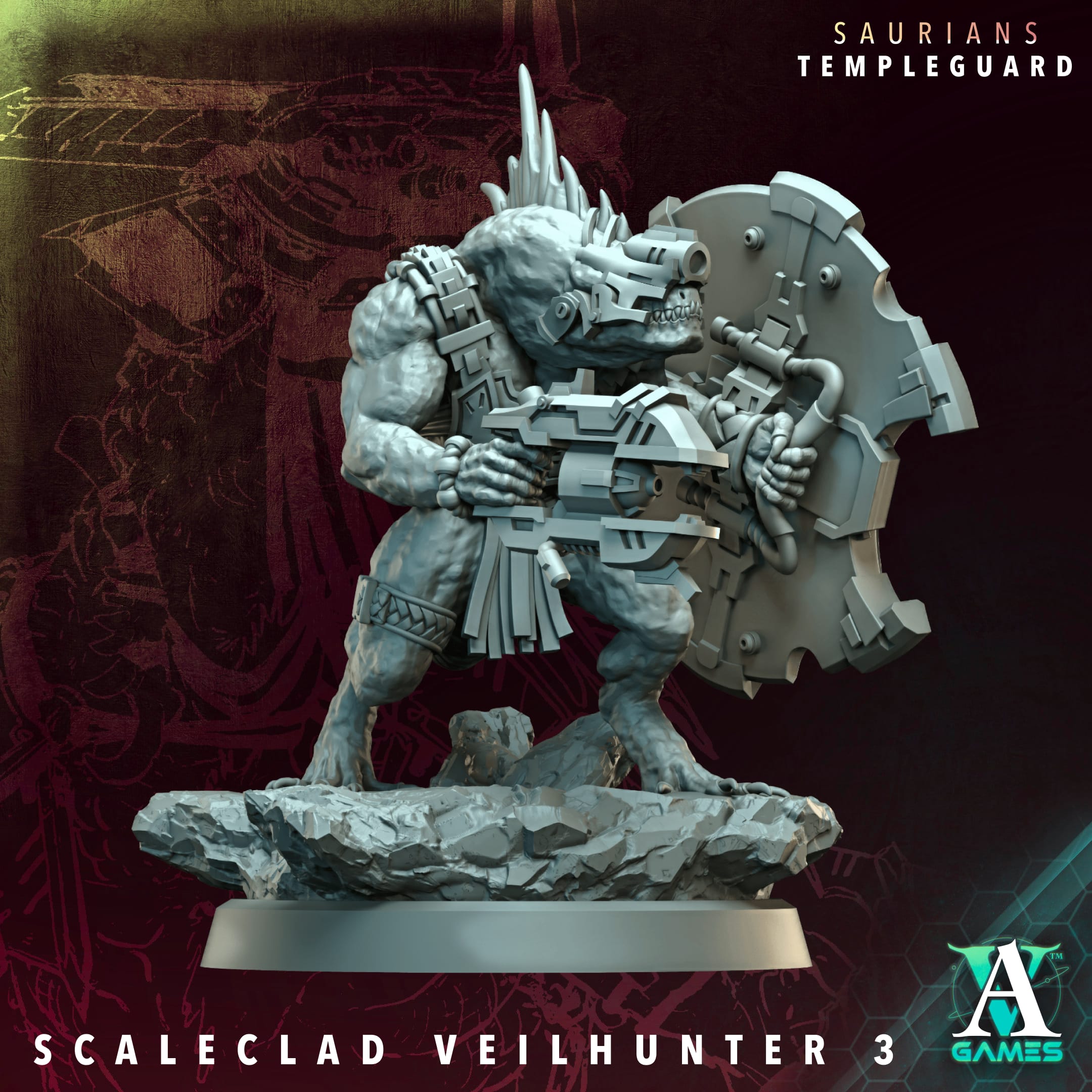Scaleclad Veilhunters - Saurians Archvillain Games