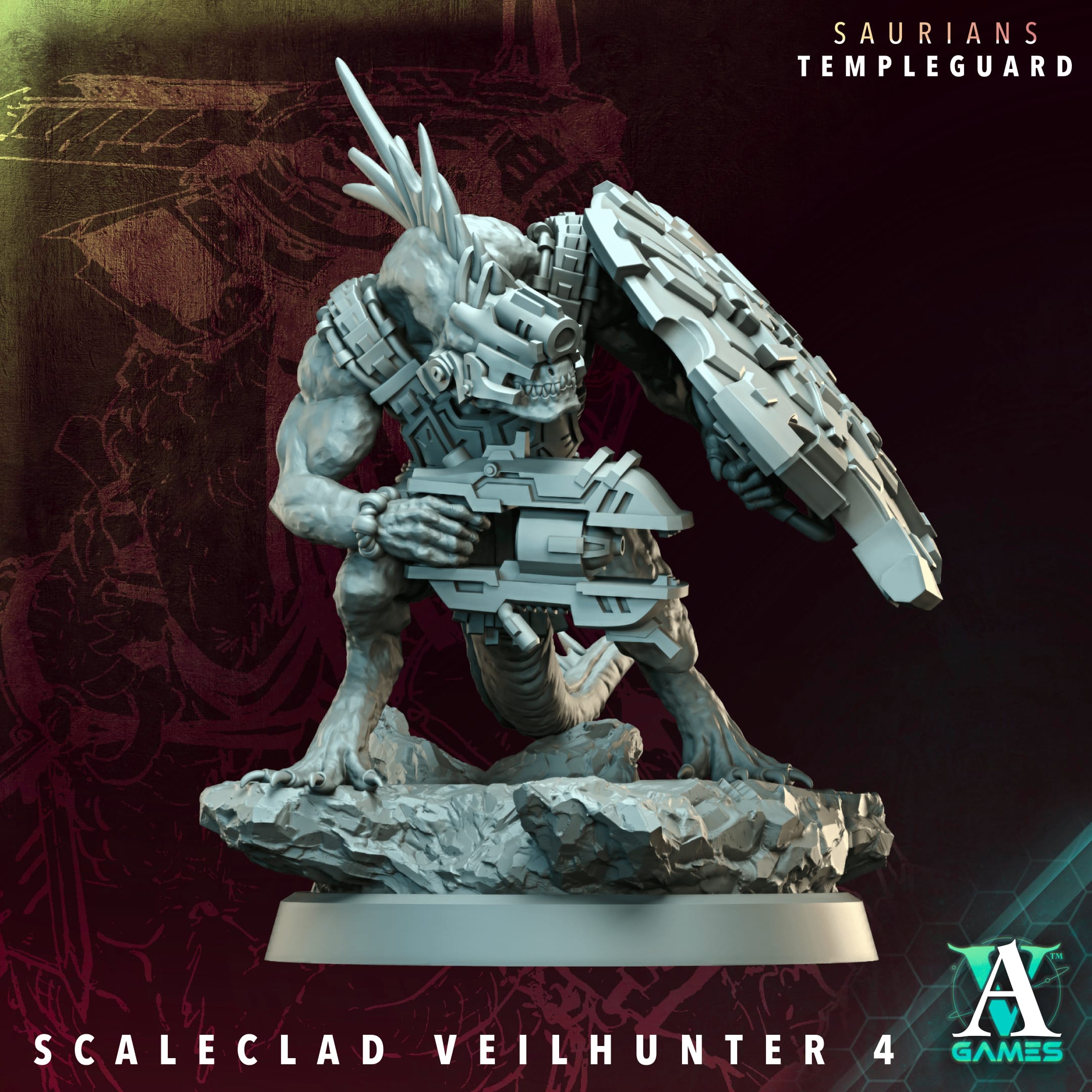Scaleclad Veilhunters - Saurians Archvillain Games