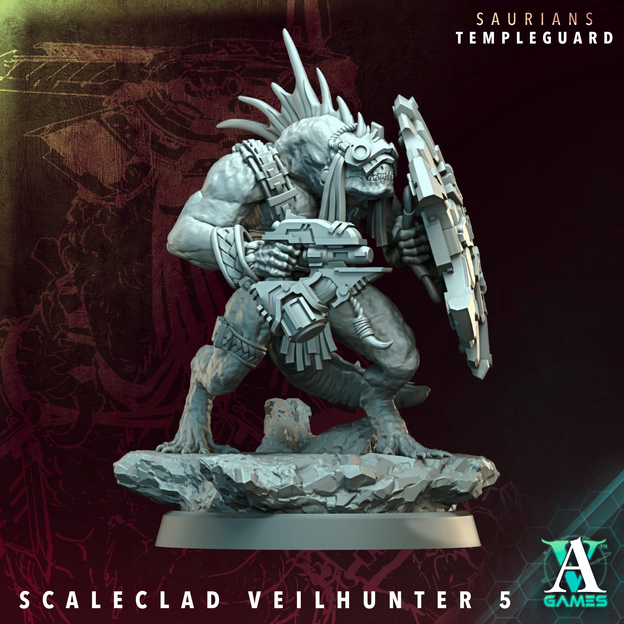 Scaleclad Veilhunters - Saurians Archvillain Games