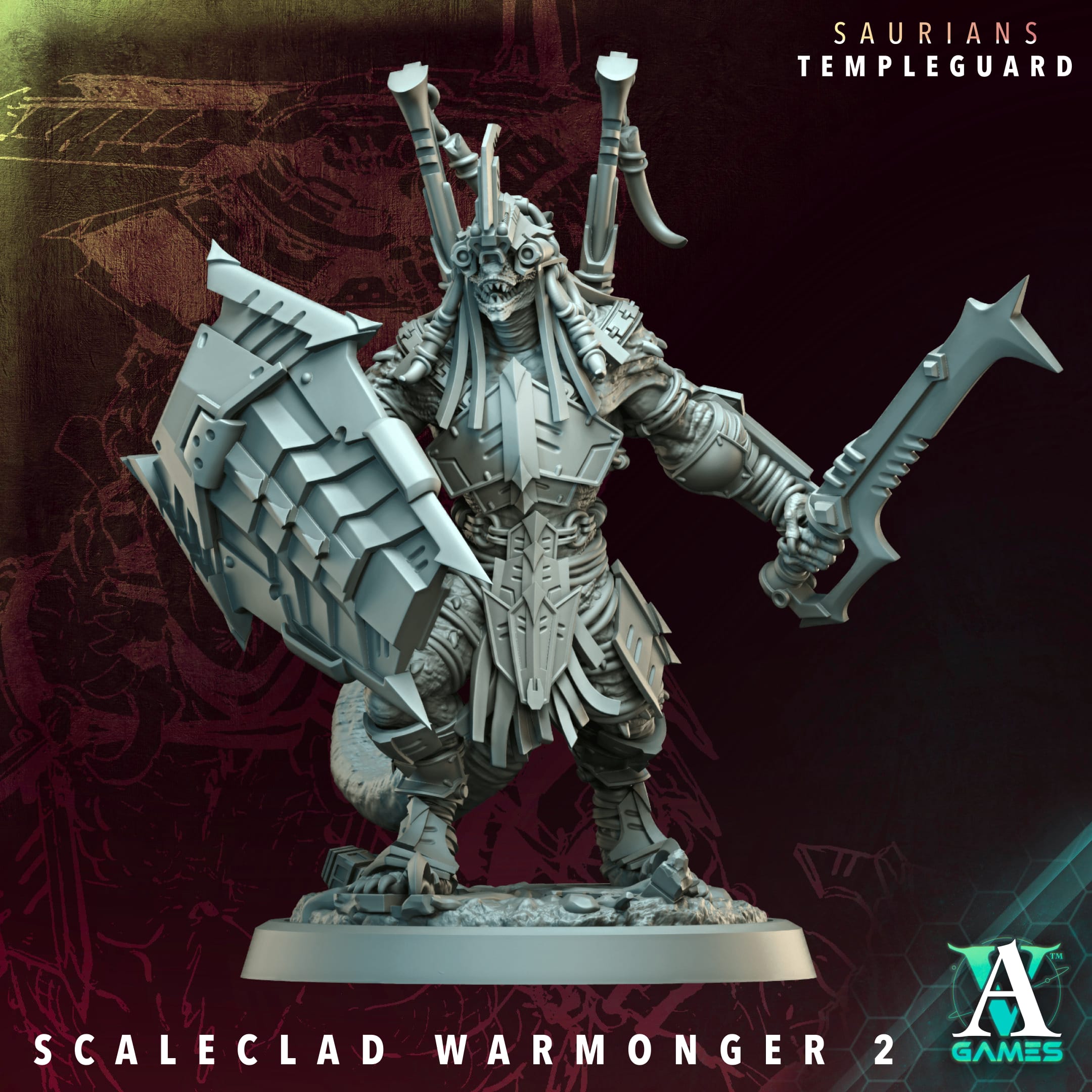 Scaleclad Warmongers - Saurians Archvillain Games