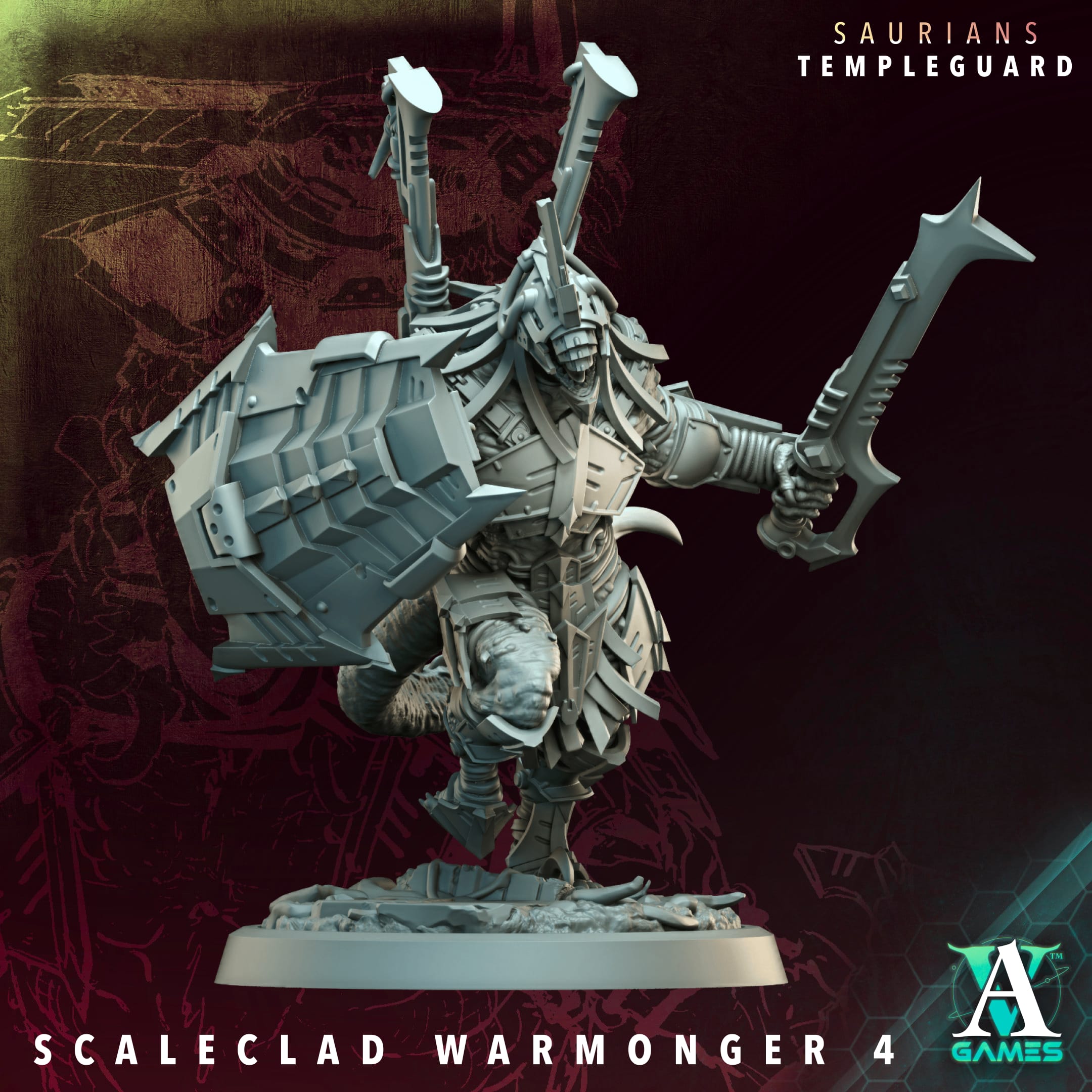 Scaleclad Warmongers - Saurians Archvillain Games