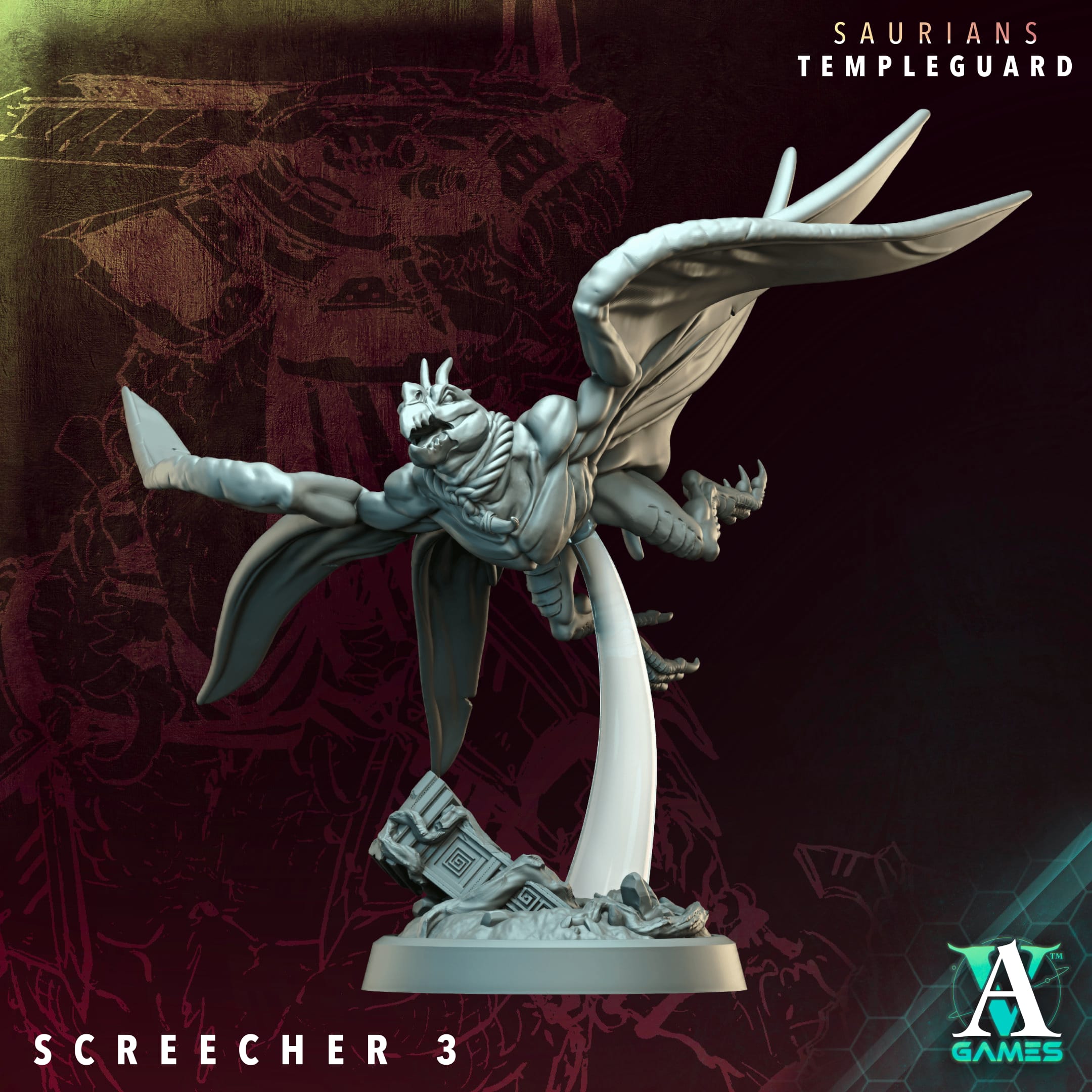 Screechers - Saurians Archvillain Games