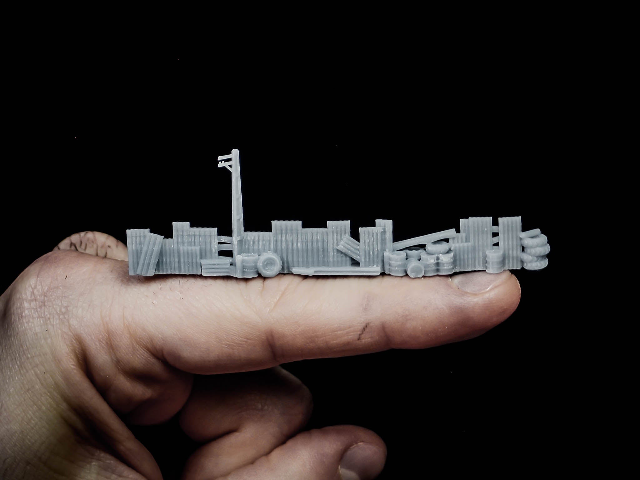 Shanty Roads & Fuel Station - 6-8mm Terrain - FSD The Lazy Forger