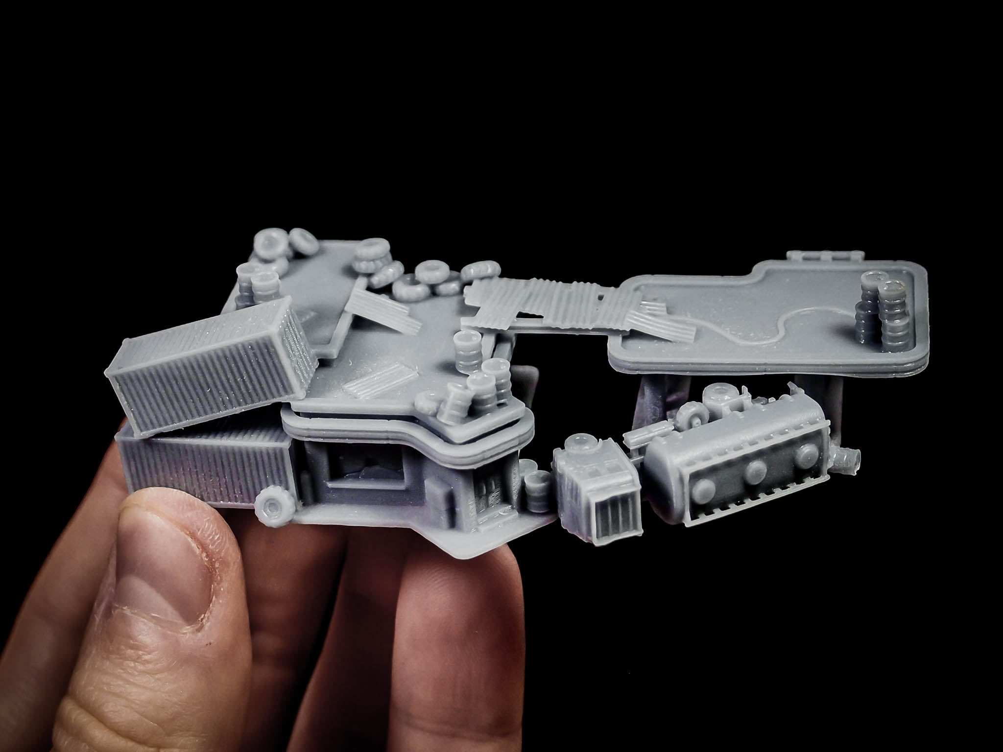 Shanty Roads & Fuel Station - 6-8mm Terrain - FSD The Lazy Forger