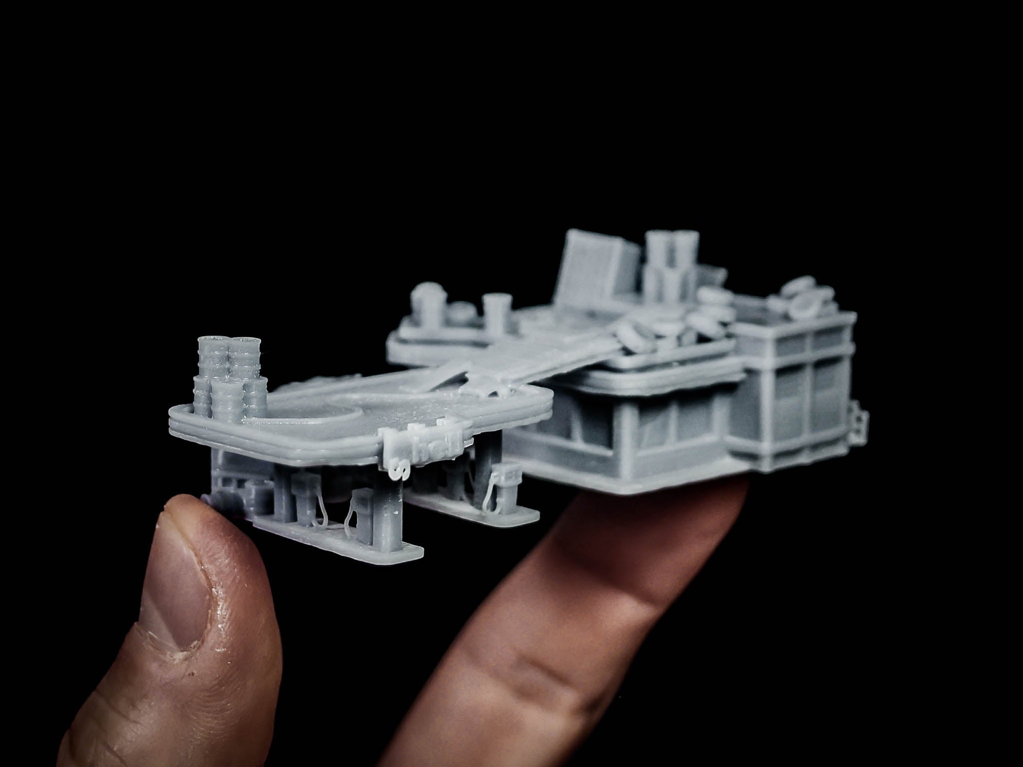Shanty Roads & Fuel Station - 6-8mm Terrain - FSD The Lazy Forger