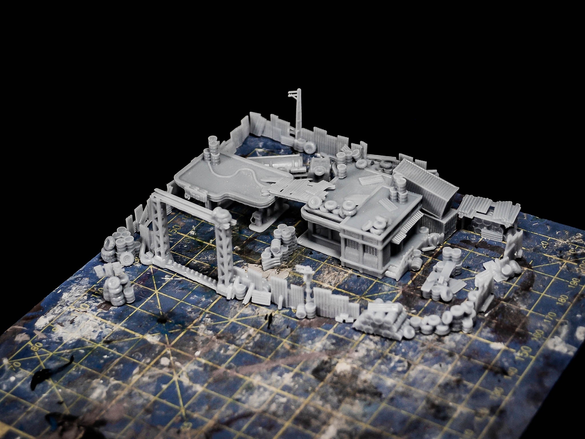 Shanty Roads & Fuel Station - 6-8mm Terrain - FSD The Lazy Forger