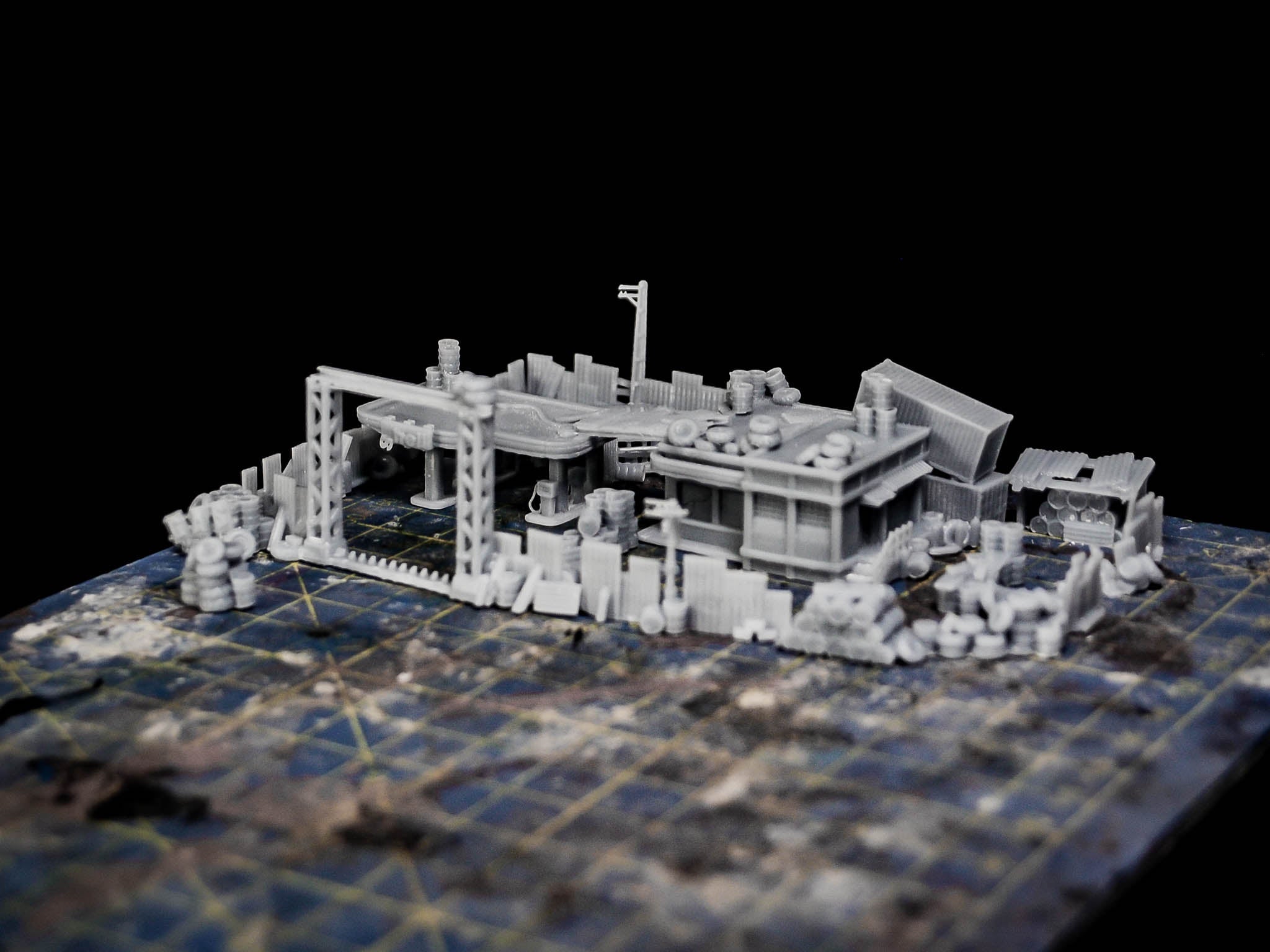 Shanty Roads & Fuel Station - 6-8mm Terrain - FSD The Lazy Forger