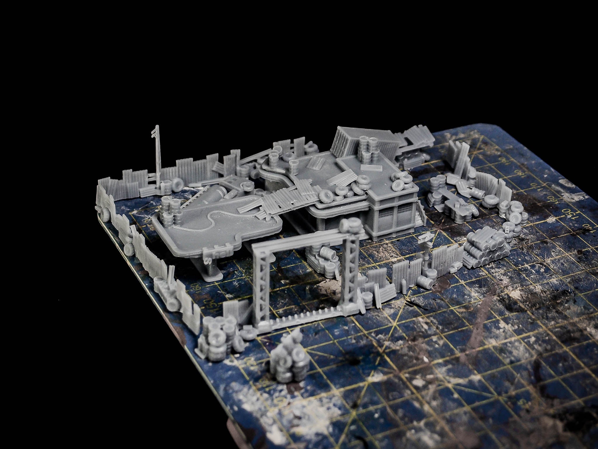 Shanty Roads & Fuel Station - 6-8mm Terrain - FSD The Lazy Forger