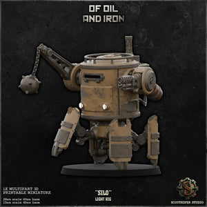 Silo - Light Class Rig - MERCENARIES - Available at Laserforge Miniatures