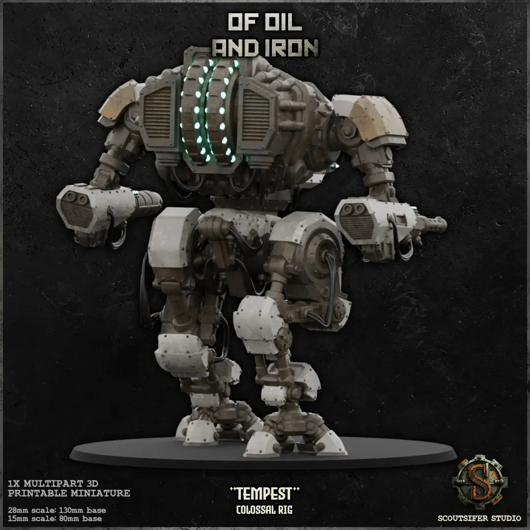 Tempest - Superheavy Class Rig - ARCUS - Available at Laserforge Miniatures