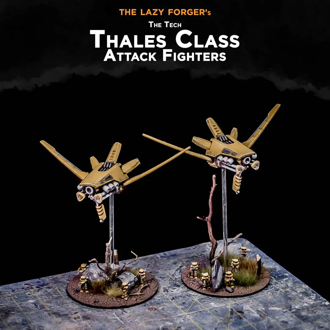 Thales Class Attack Fighters  (2-pack) The Lazy Forger