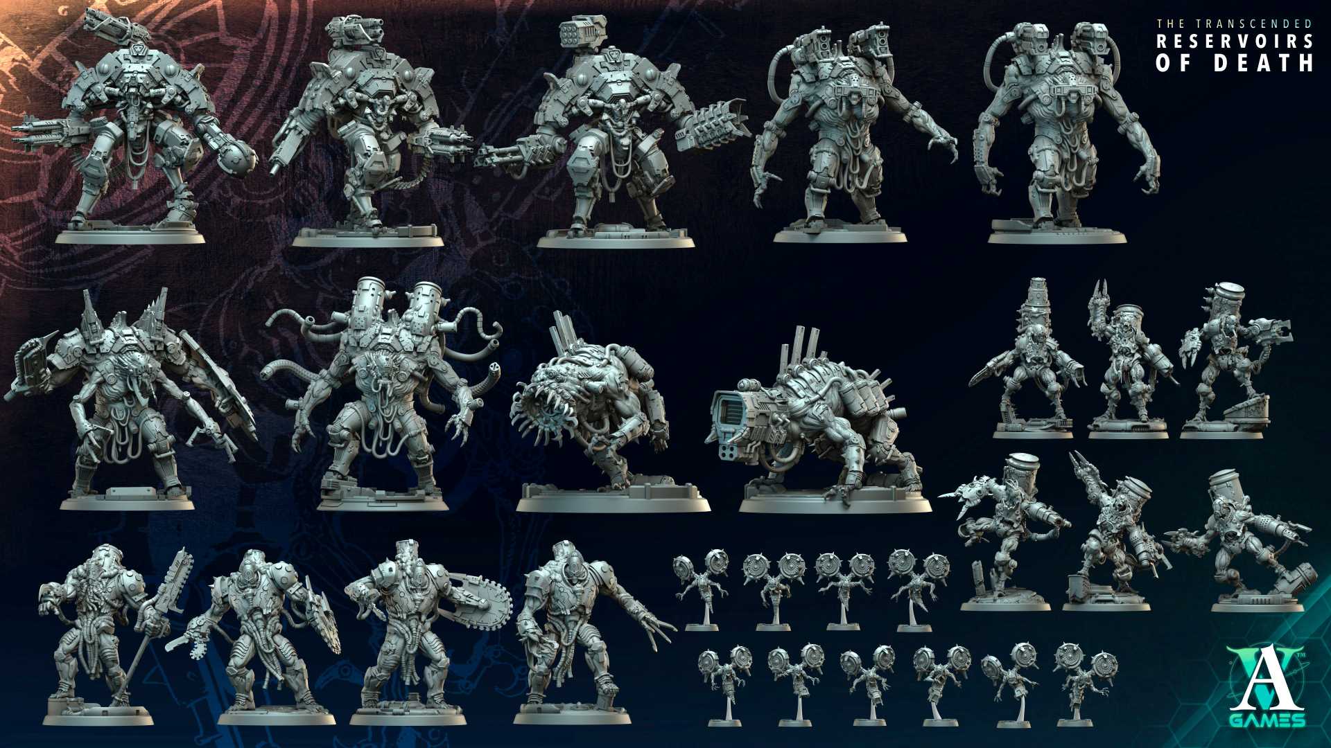The Transcended - Reservoirs of Death - Army Bundle Archvillain Games