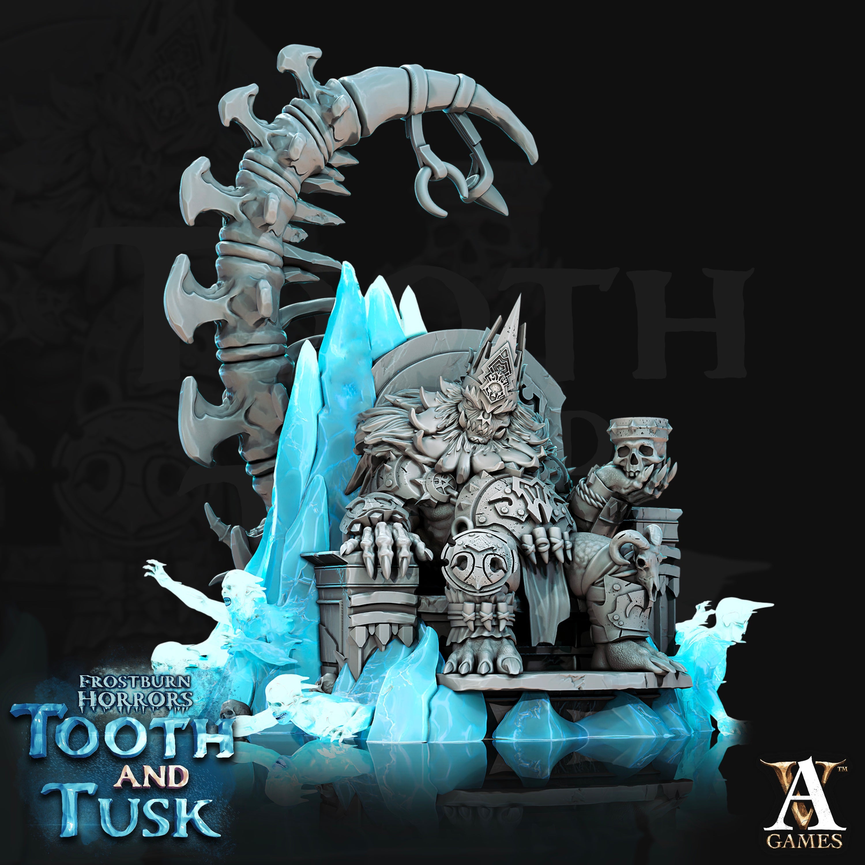 Troll King Sligo - Frosthowl Horde Archvillain Games