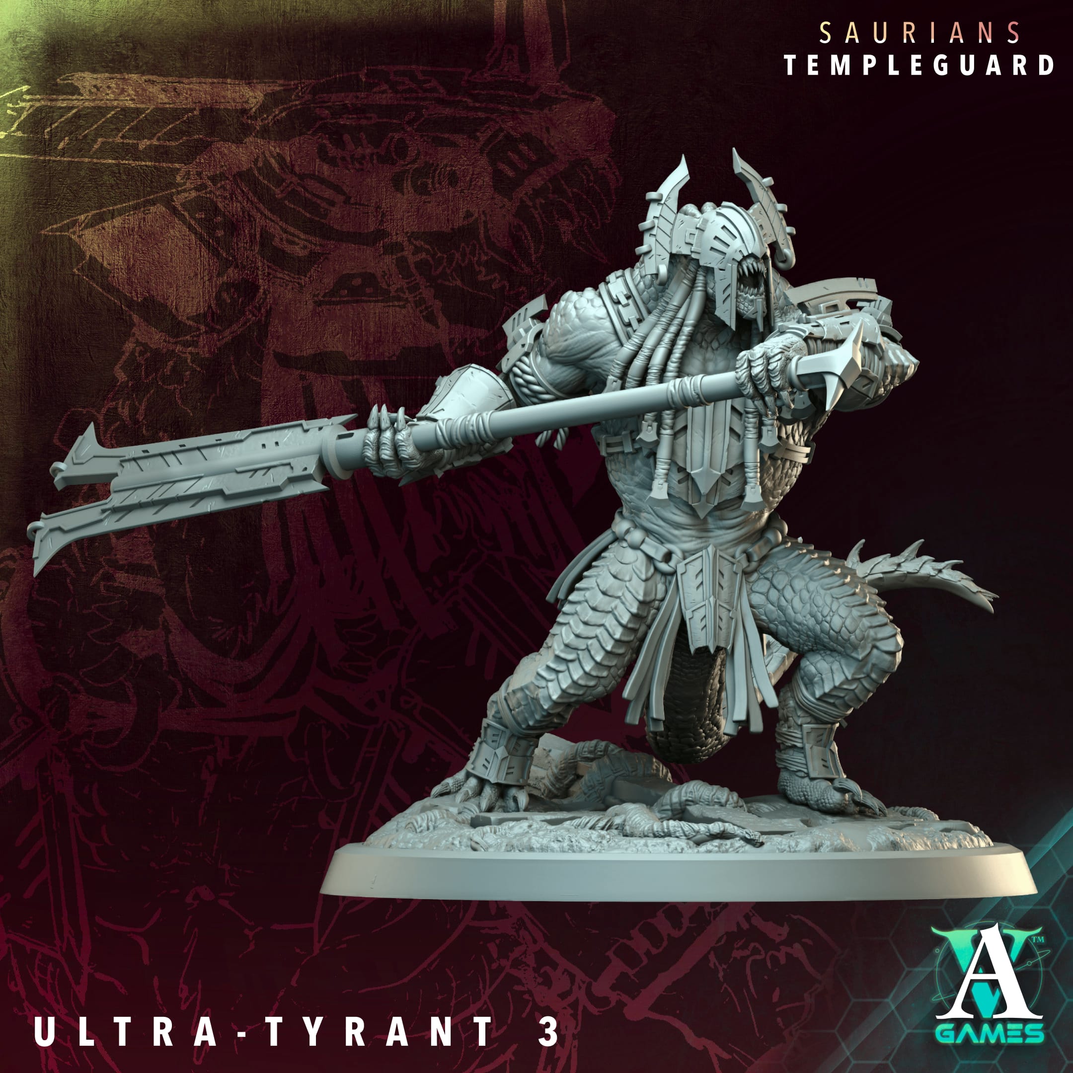 Ultra Tyrants - Saurians Archvillain Games
