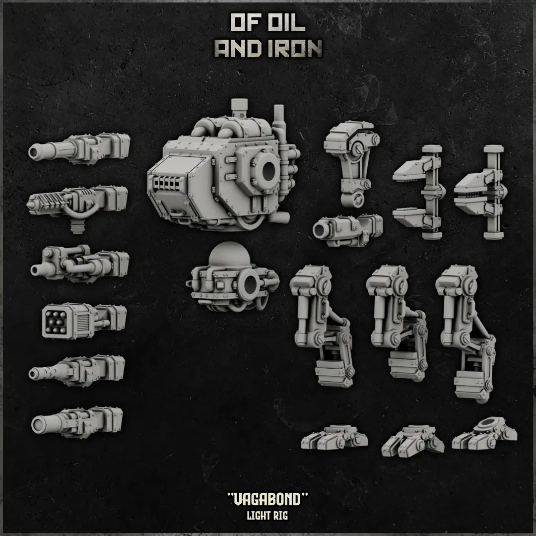 Silo - Light Class Rig - MERCENARIES - Available at Laserforge Miniatures