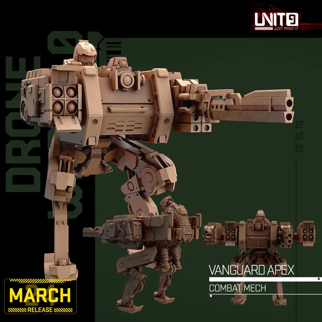 Unit 9 - Combat Mechs - Get it right here from Laserforge Miniatures