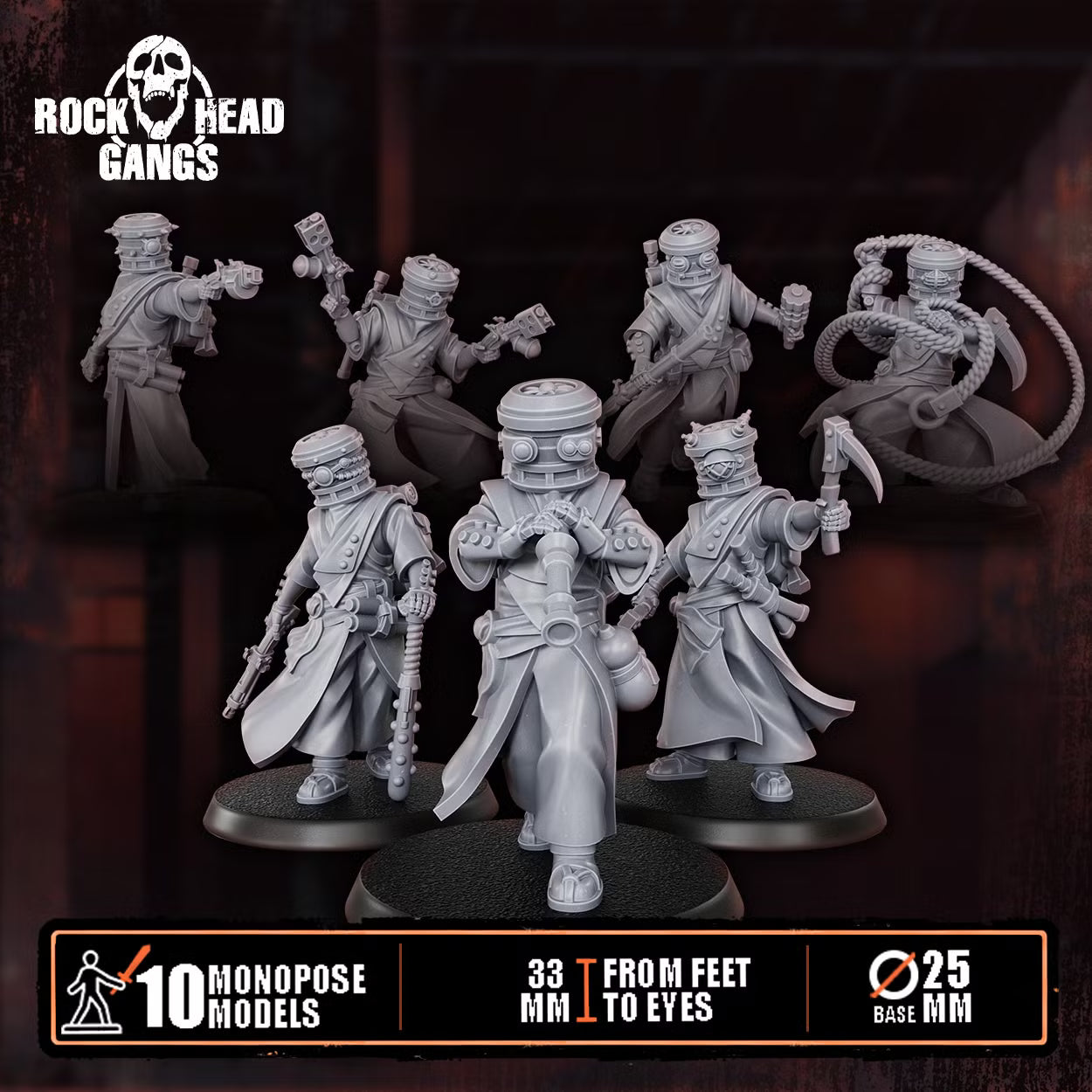 Voidmonks of Delak Squad - Preassembled DakkaDakka
