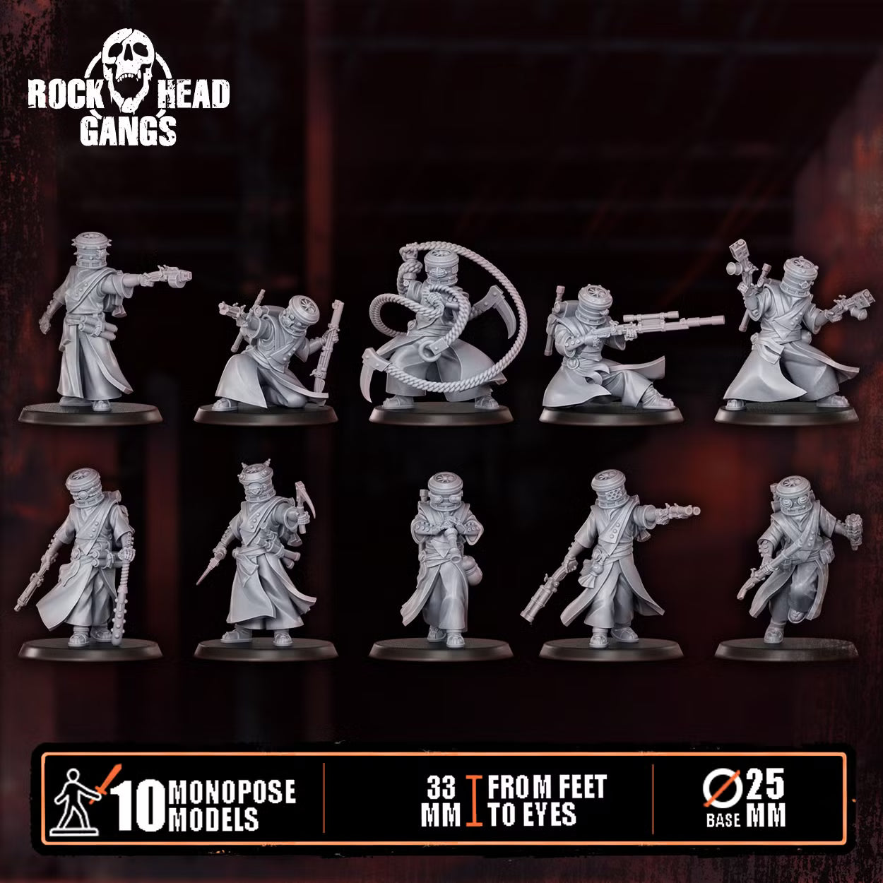 Voidmonks of Delak Squad - Preassembled DakkaDakka