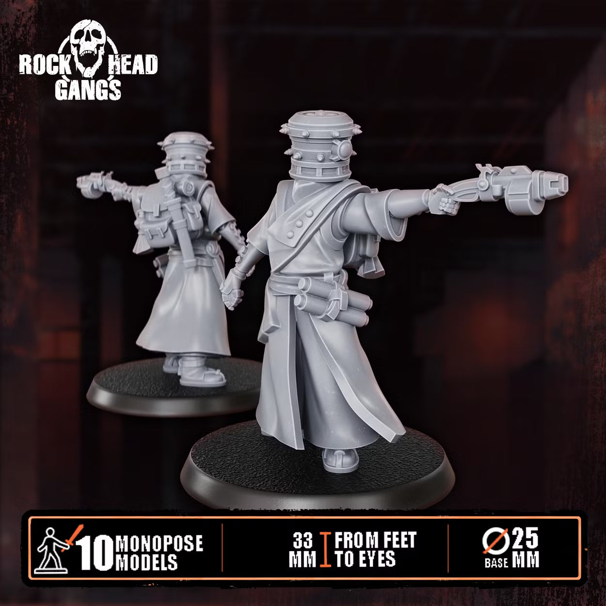 Voidmonks of Delak Squad - Preassembled DakkaDakka