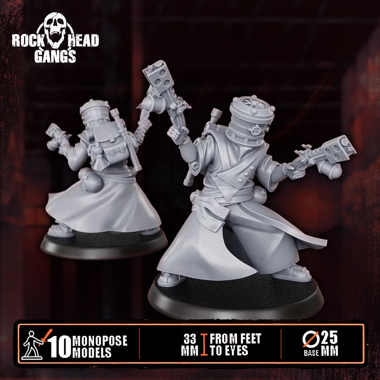 Voidmonks of Delak Squad - Preassembled DakkaDakka