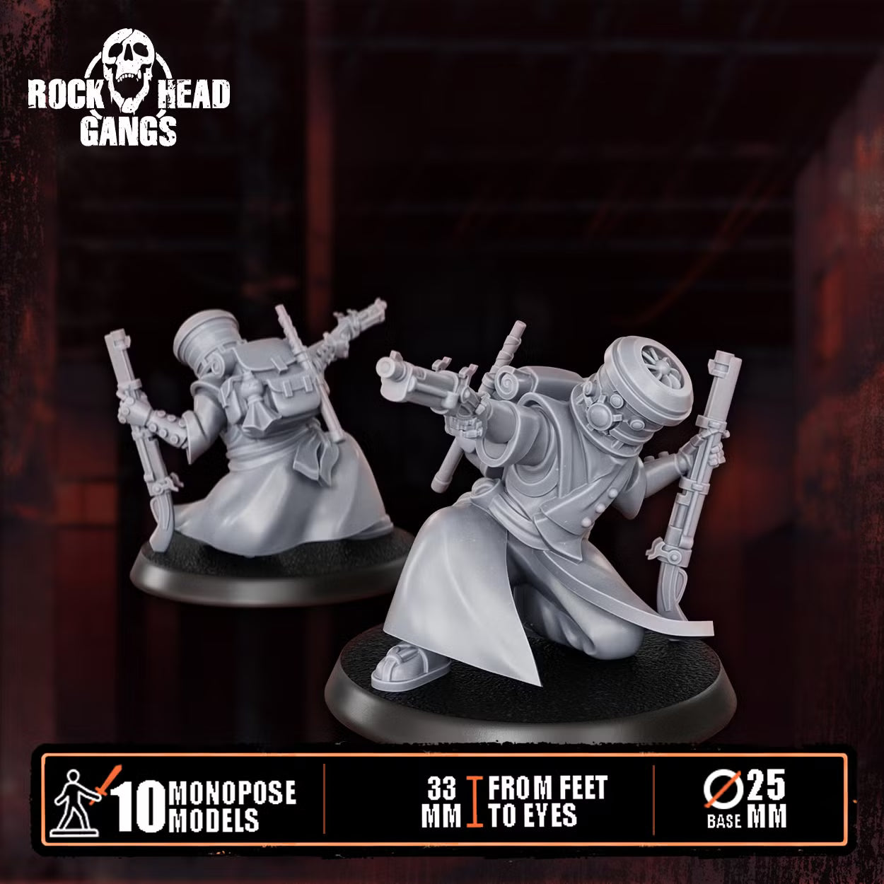 Voidmonks of Delak Squad - Preassembled DakkaDakka