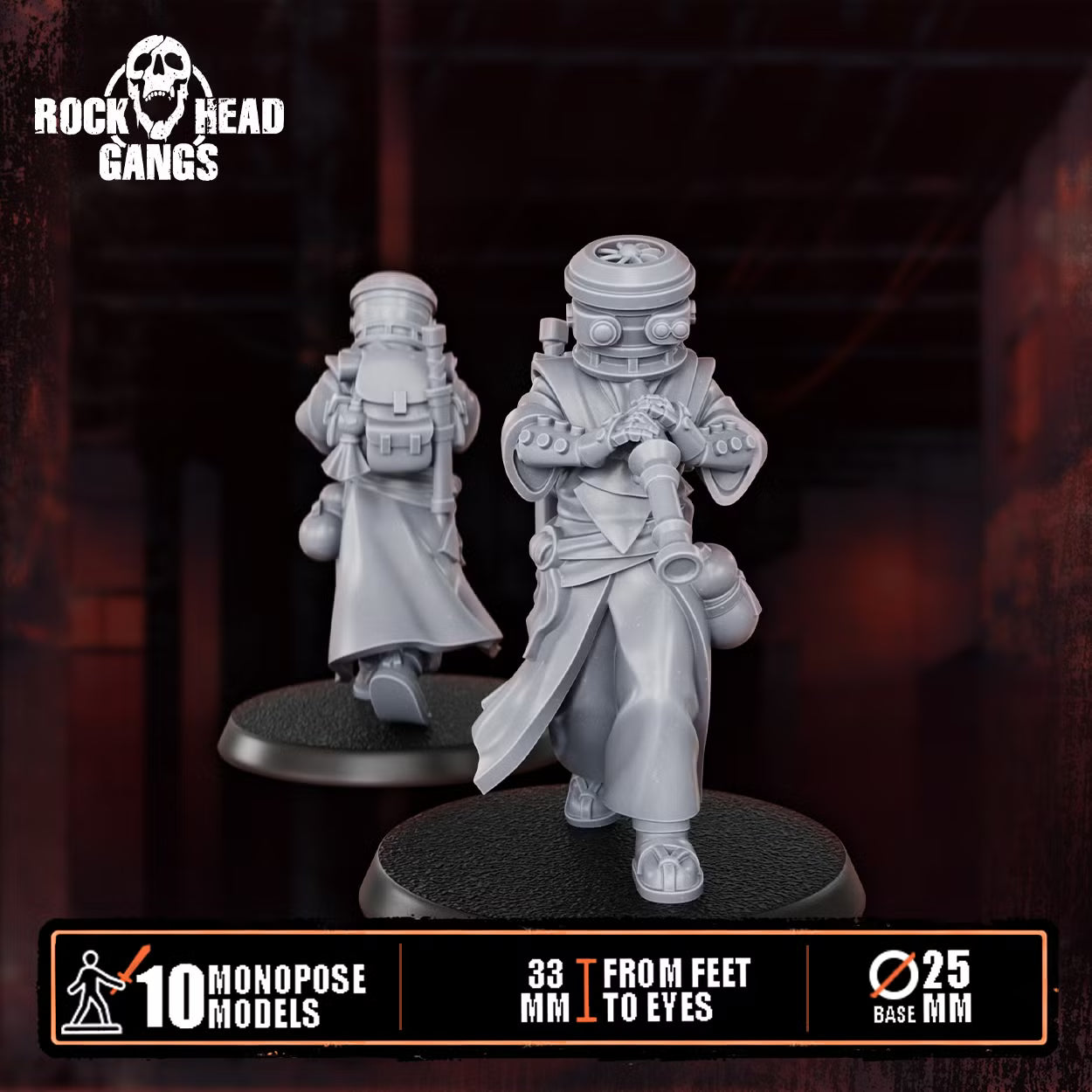 Voidmonks of Delak Squad - Preassembled DakkaDakka