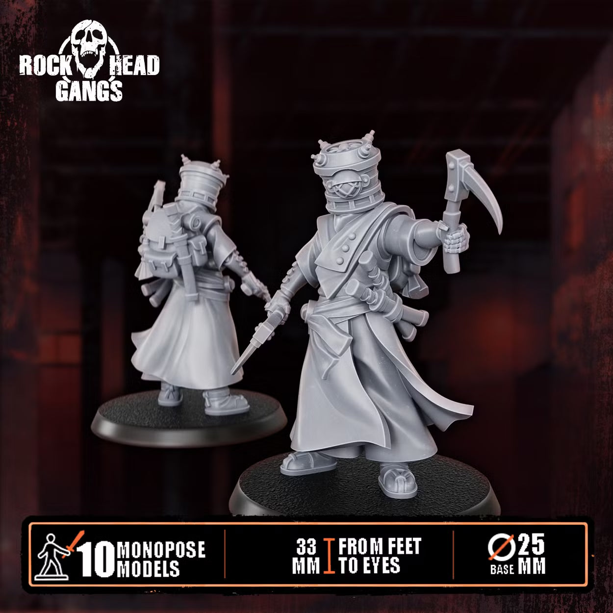 Voidmonks of Delak Squad - Preassembled DakkaDakka