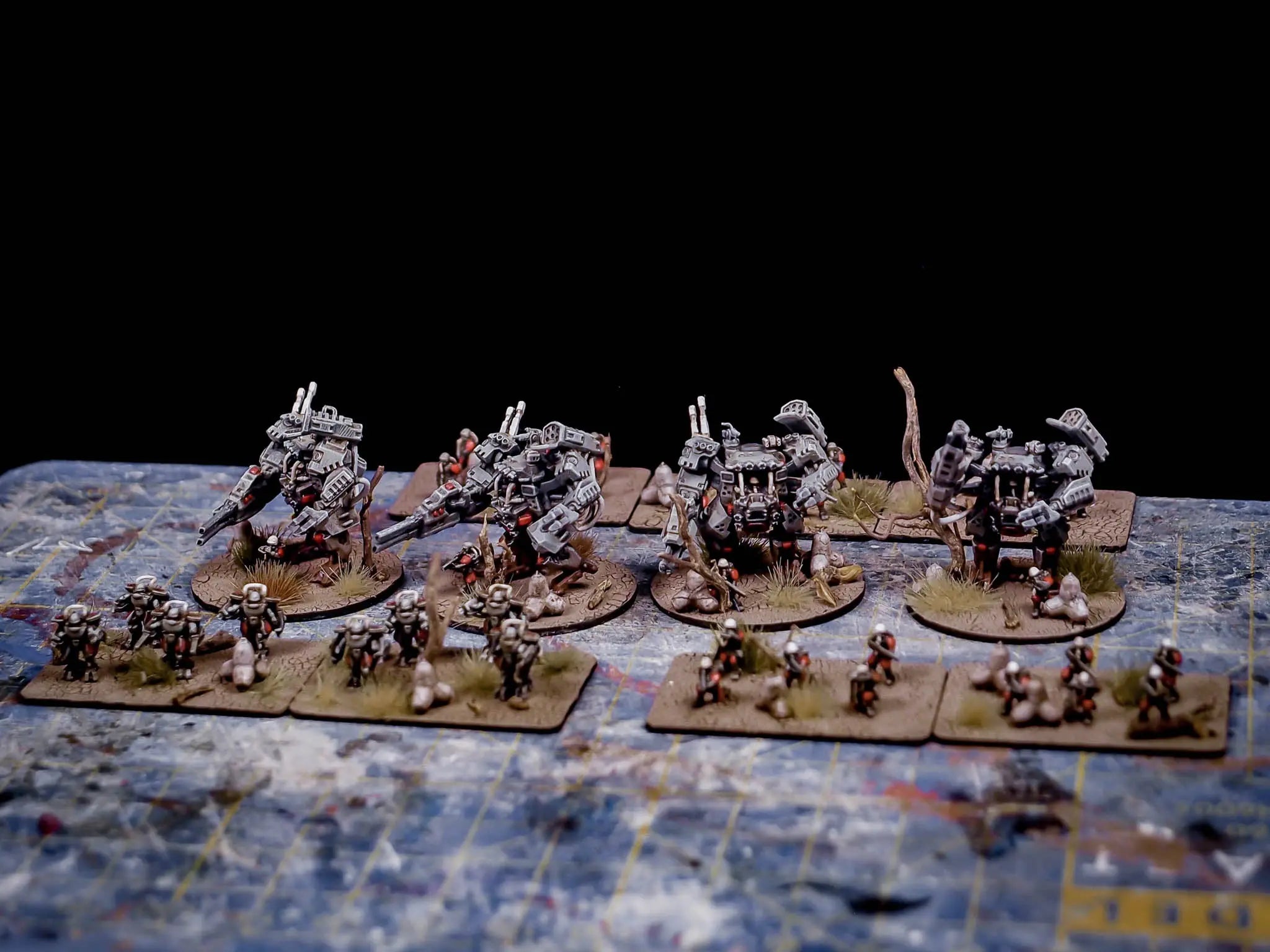 Walkers (8-pack) & Armoured Infantry (12) - The Enlisted The Lazy Forger