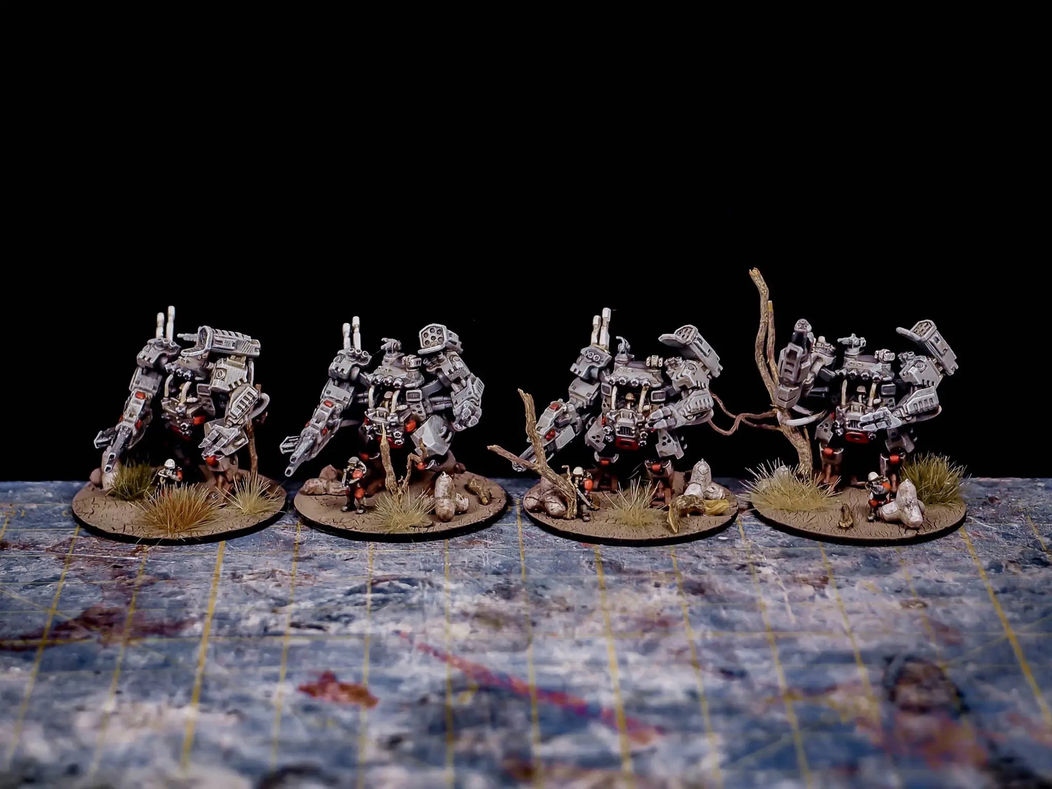 Walkers (8-pack) & Armoured Infantry (12) - The Enlisted The Lazy Forger