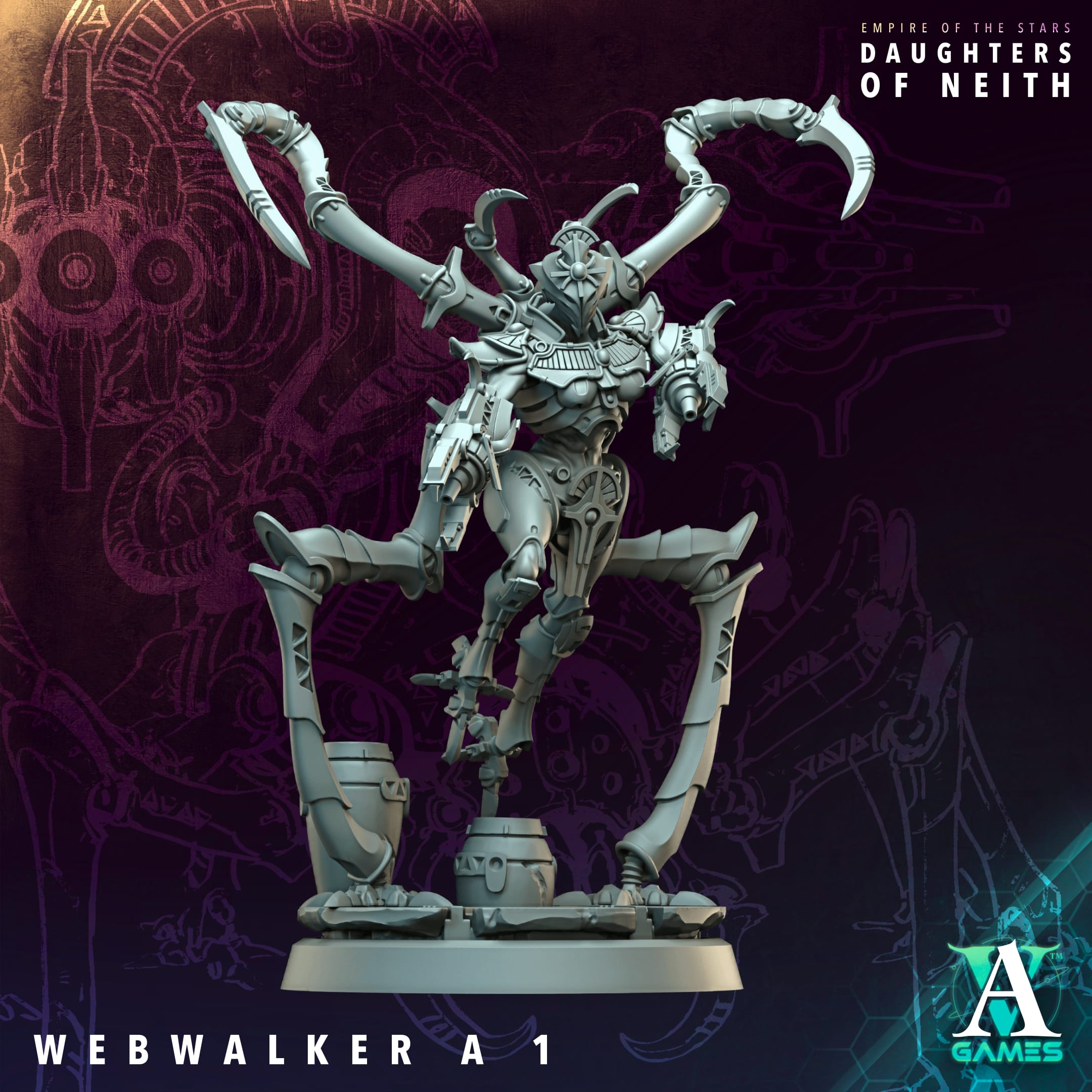 Webwalkers (5) - Empire of Stars - Galactic Pharaohs Archvillain Games