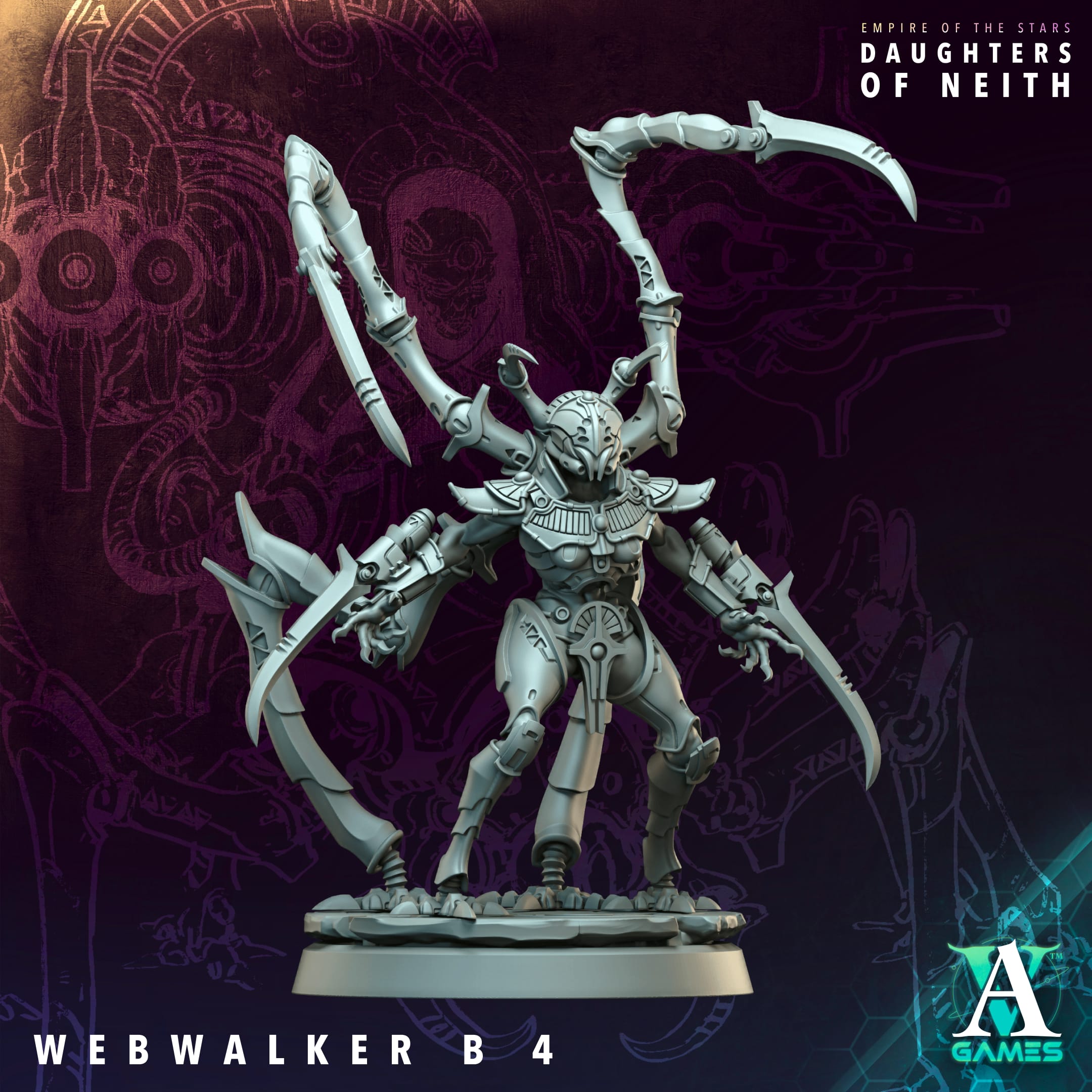 Webwalkers (5) - Empire of Stars - Galactic Pharaohs Archvillain Games