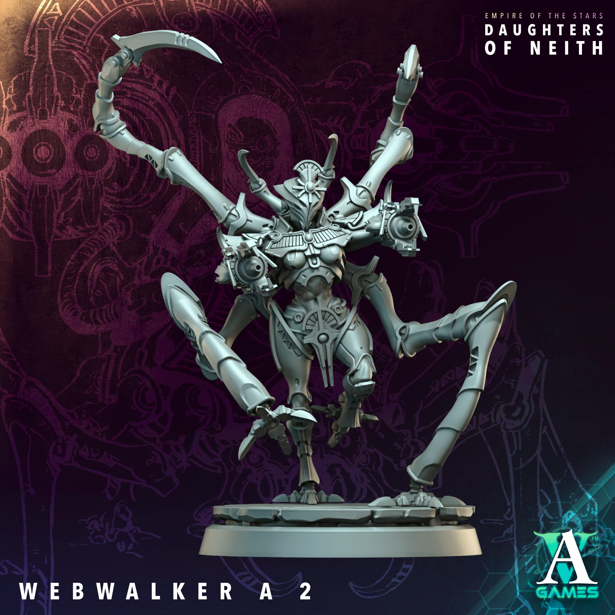 Webwalkers (5) - Empire of Stars - Galactic Pharaohs Archvillain Games