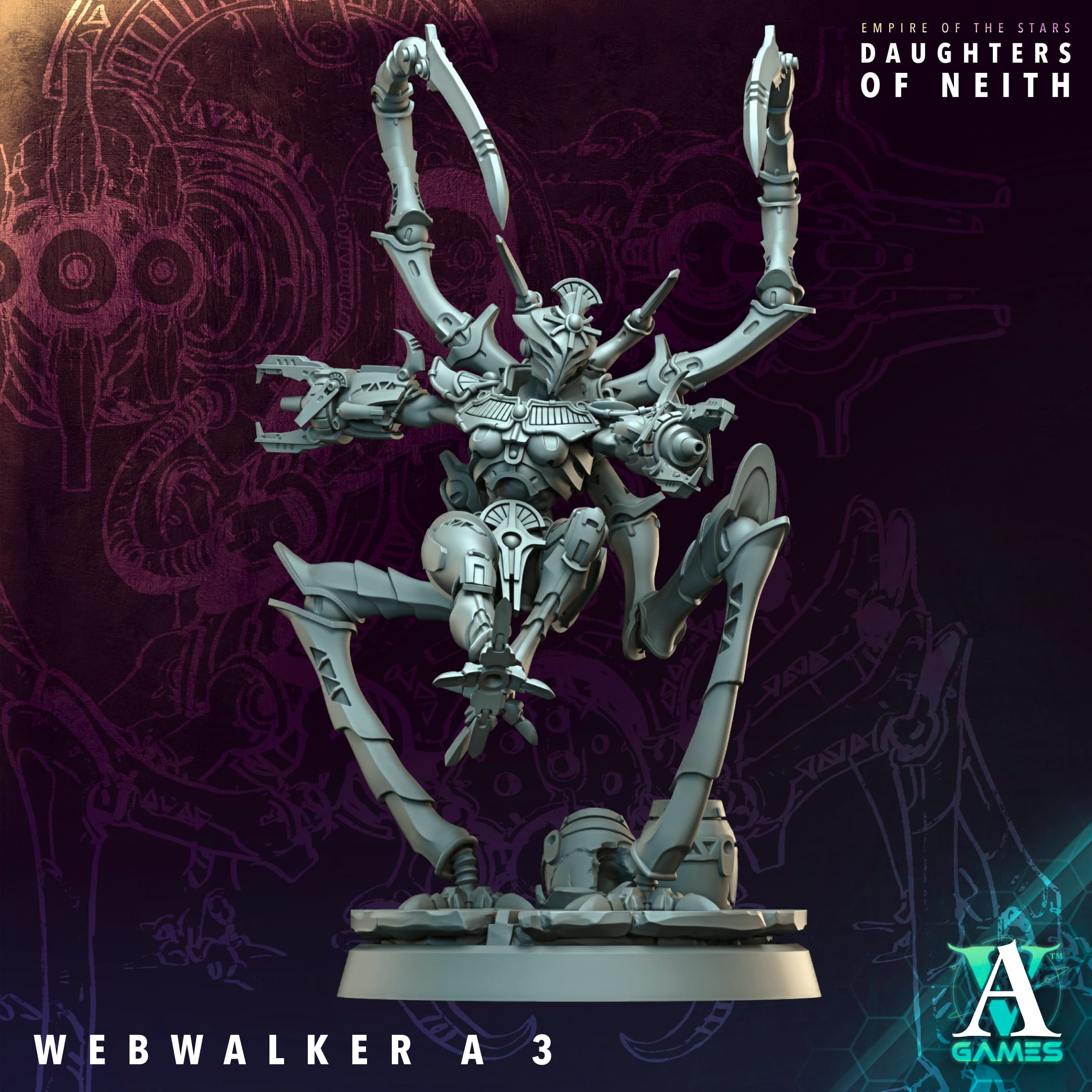 Webwalkers (5) - Empire of Stars - Galactic Pharaohs Archvillain Games