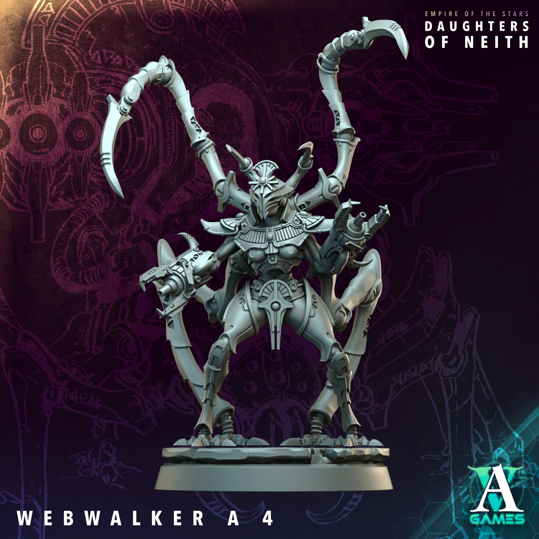 Webwalkers (5) - Empire of Stars - Galactic Pharaohs Archvillain Games